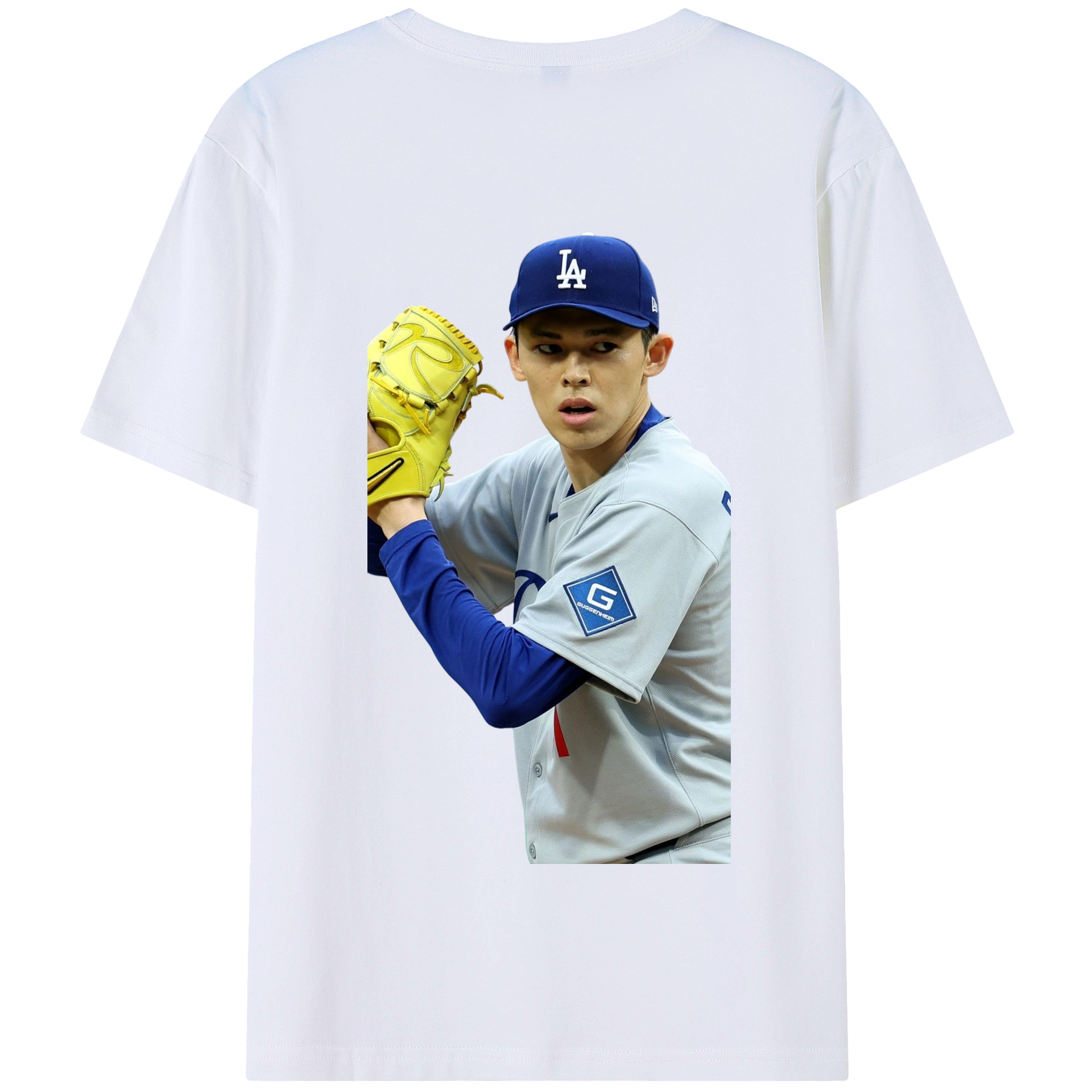  180g Combed Cotton T-Shirt With Back Heat Transfer Print – Soft, Lightweight, Fitted Design – Stylish Casual Wear For Sports & Everyday Use