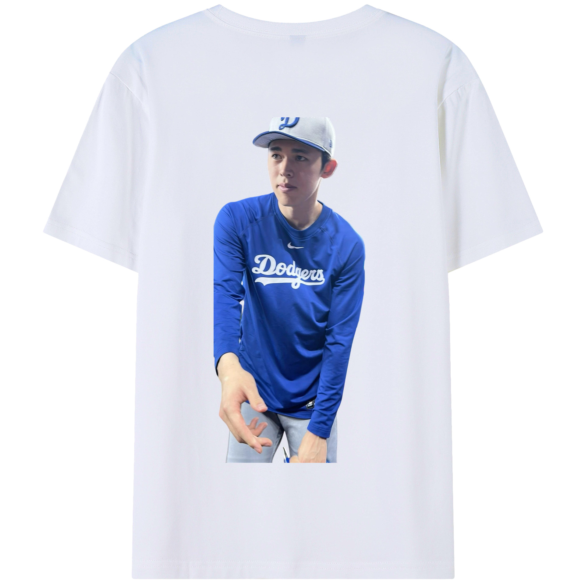  180g Combed Cotton T-Shirt With Back Heat Transfer Print – Soft, Lightweight, Fitted Design – Stylish Casual Wear For Sports & Everyday Use