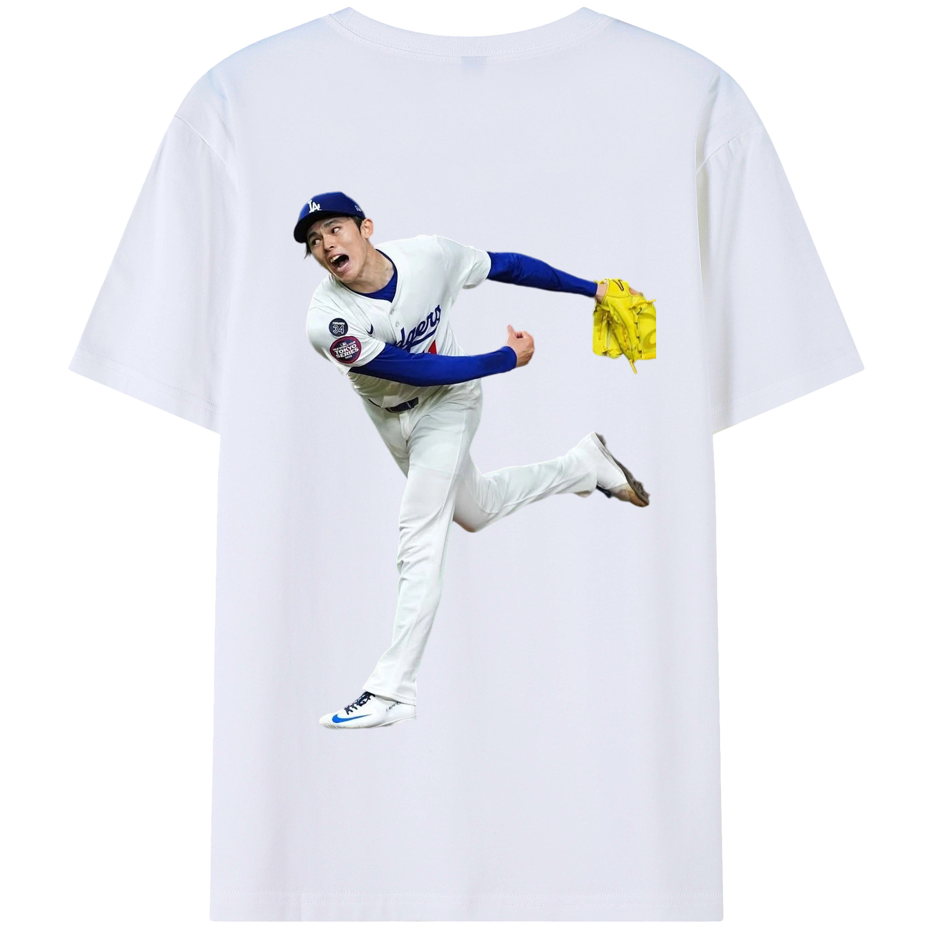  180g Combed Cotton T-Shirt With Back Heat Transfer Print – Soft, Lightweight, Fitted Design – Stylish Casual Wear For Sports & Everyday Use