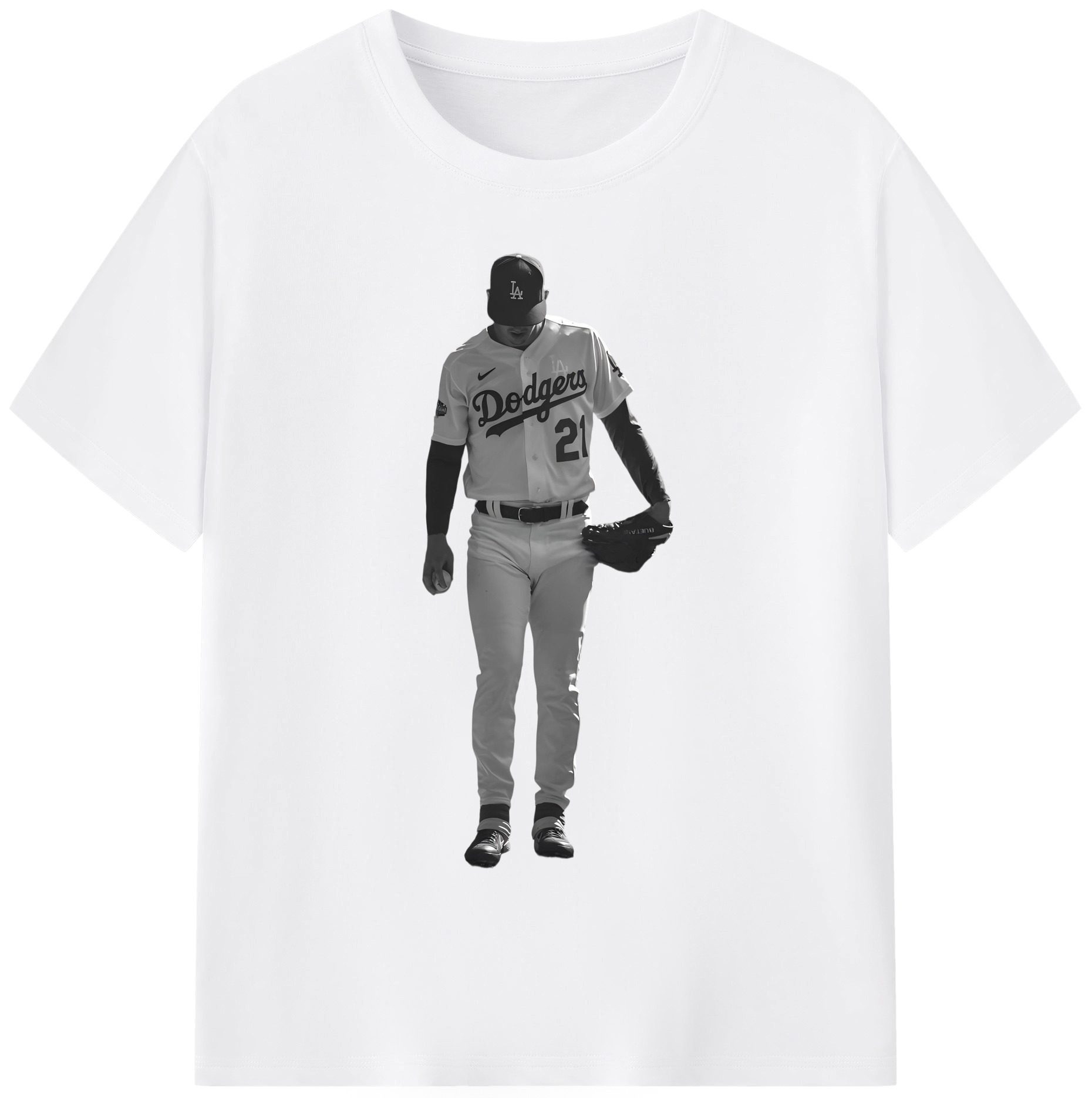  180g Cotton T-Shirt With Front Heat Transfer Print – Soft, Lightweight, Fitted Design – Comfortable Casual Wear For Sports & Everyday Use