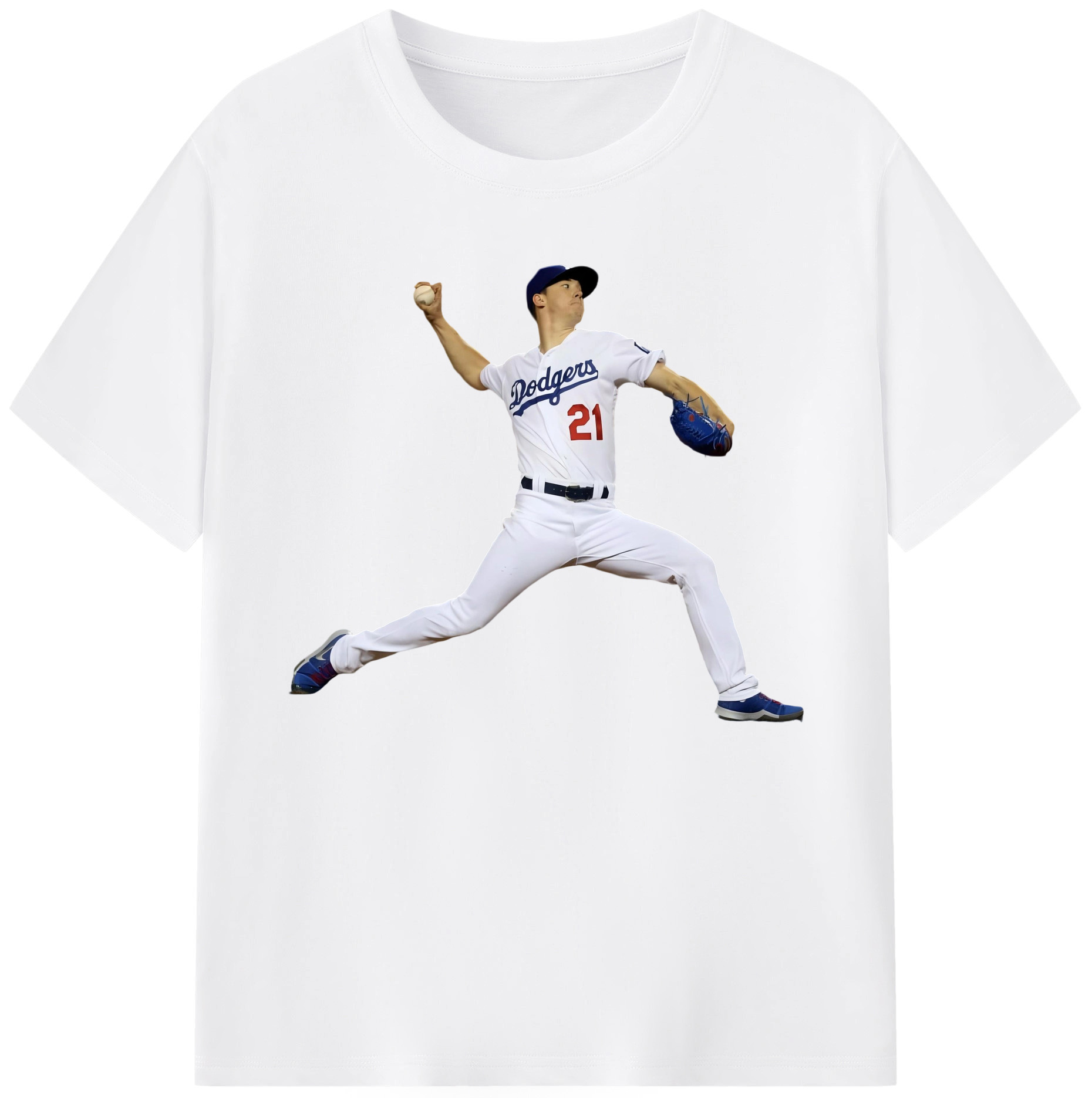  180g Cotton T-Shirt With Front Heat Transfer Print – Soft, Lightweight, Fitted Design – Comfortable Casual Wear For Sports & Everyday Use