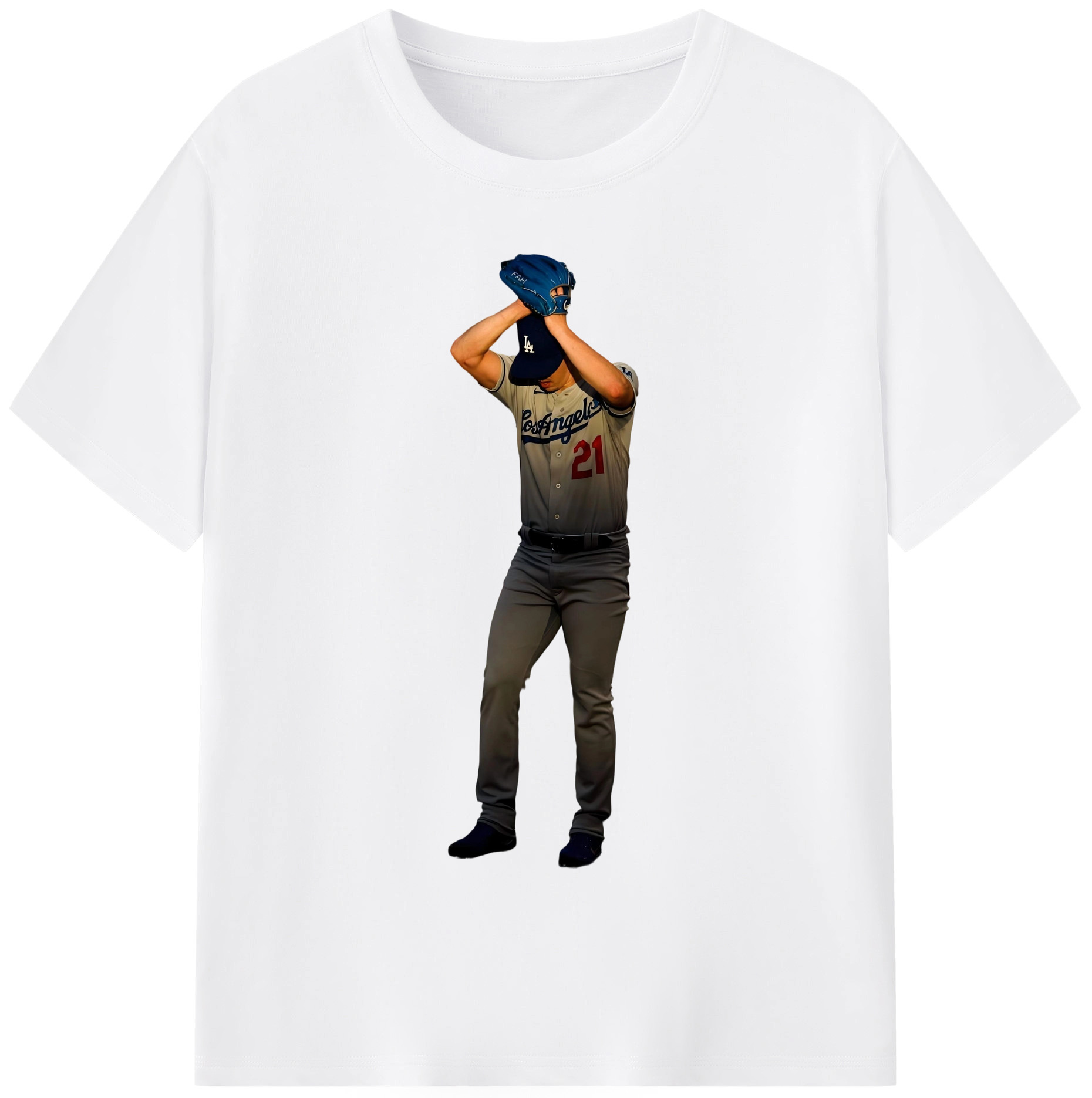  180g Cotton T-Shirt With Front Heat Transfer Print – Soft, Lightweight, Fitted Design – Comfortable Casual Wear For Sports & Everyday Use