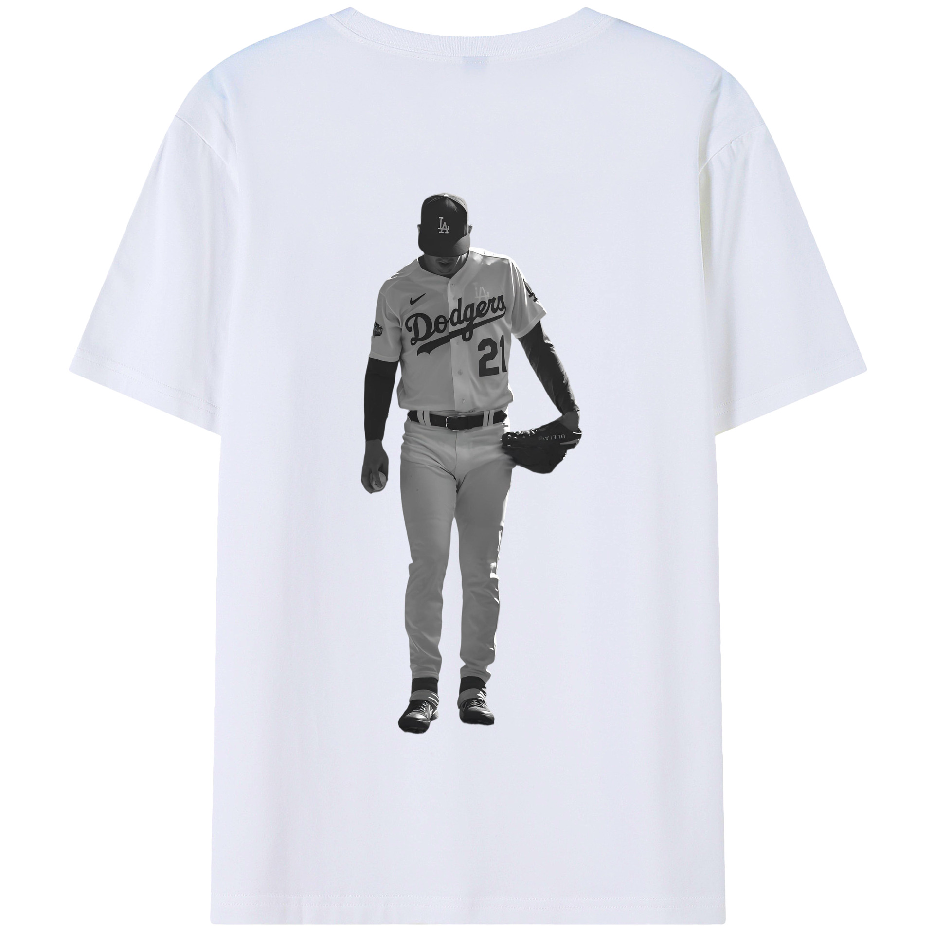  180g Combed Cotton T-Shirt With Back Heat Transfer Print – Soft, Lightweight, Fitted Design – Stylish Casual Wear For Sports & Everyday Use