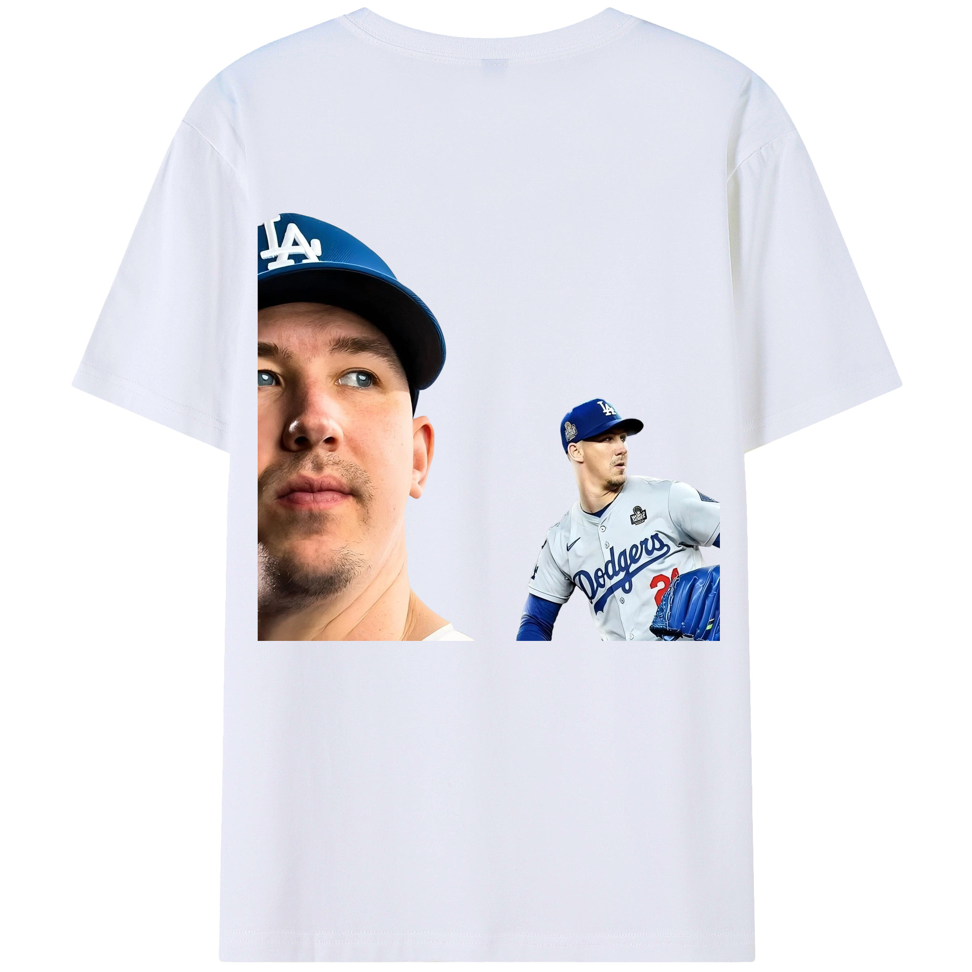  180g Combed Cotton T-Shirt With Back Heat Transfer Print – Soft, Lightweight, Fitted Design – Stylish Casual Wear For Sports & Everyday Use