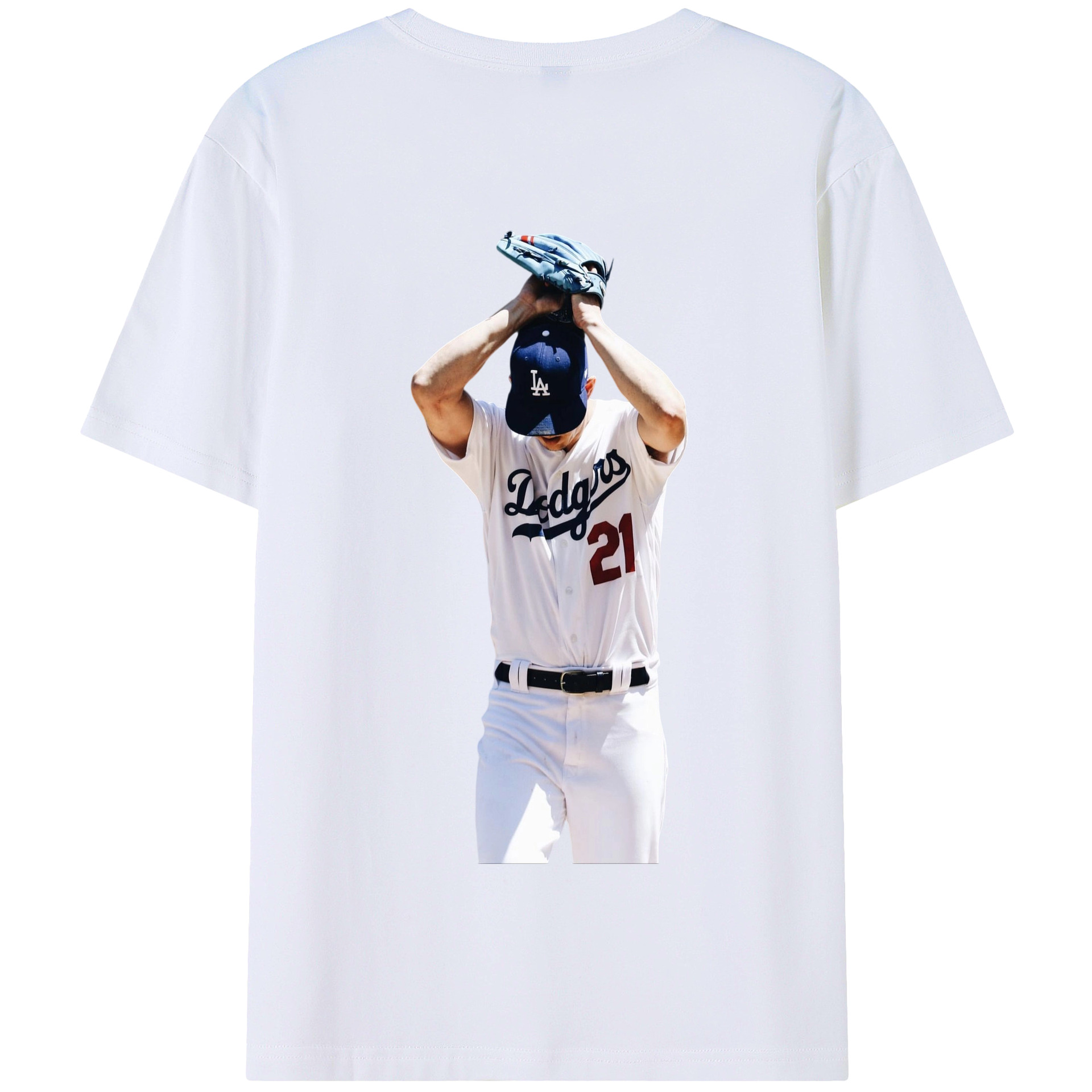  180g Combed Cotton T-Shirt With Back Heat Transfer Print – Soft, Lightweight, Fitted Design – Stylish Casual Wear For Sports & Everyday Use