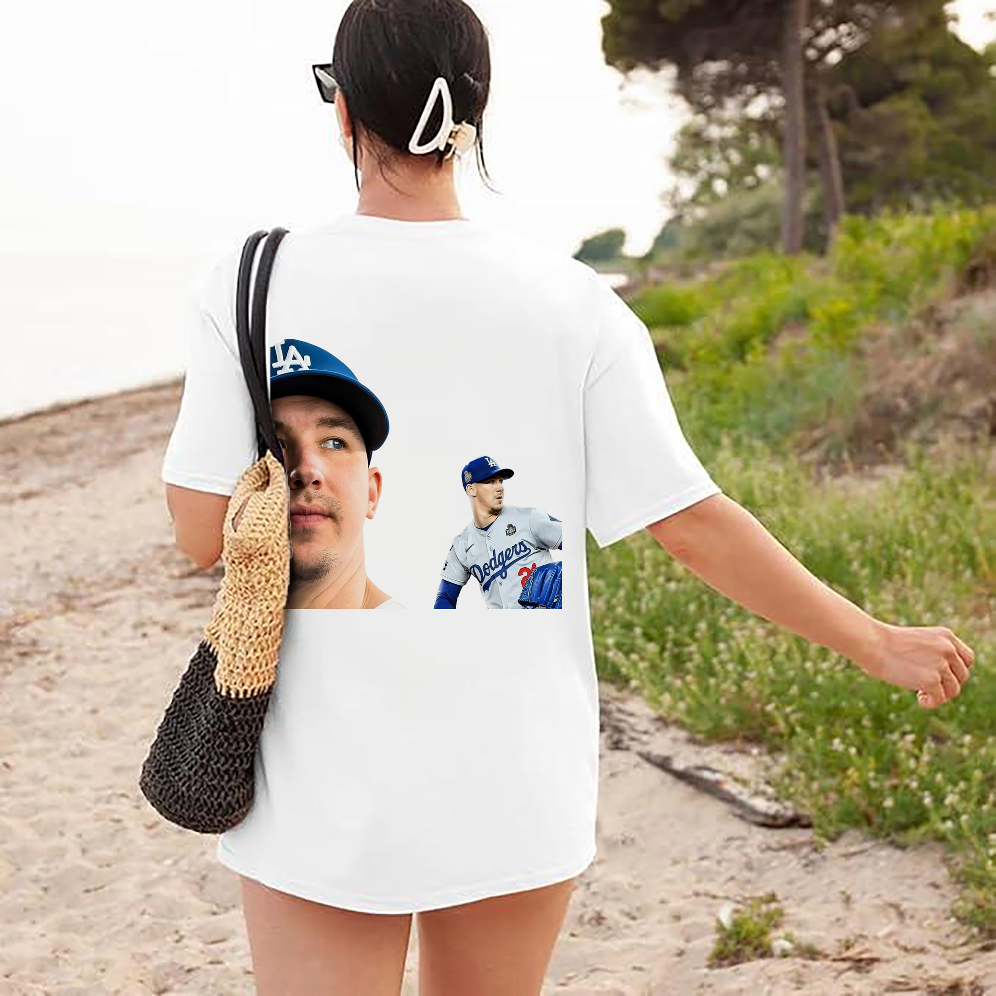  180g Combed Cotton T-Shirt With Back Heat Transfer Print – Soft, Lightweight, Fitted Design – Stylish Casual Wear For Sports & Everyday Use