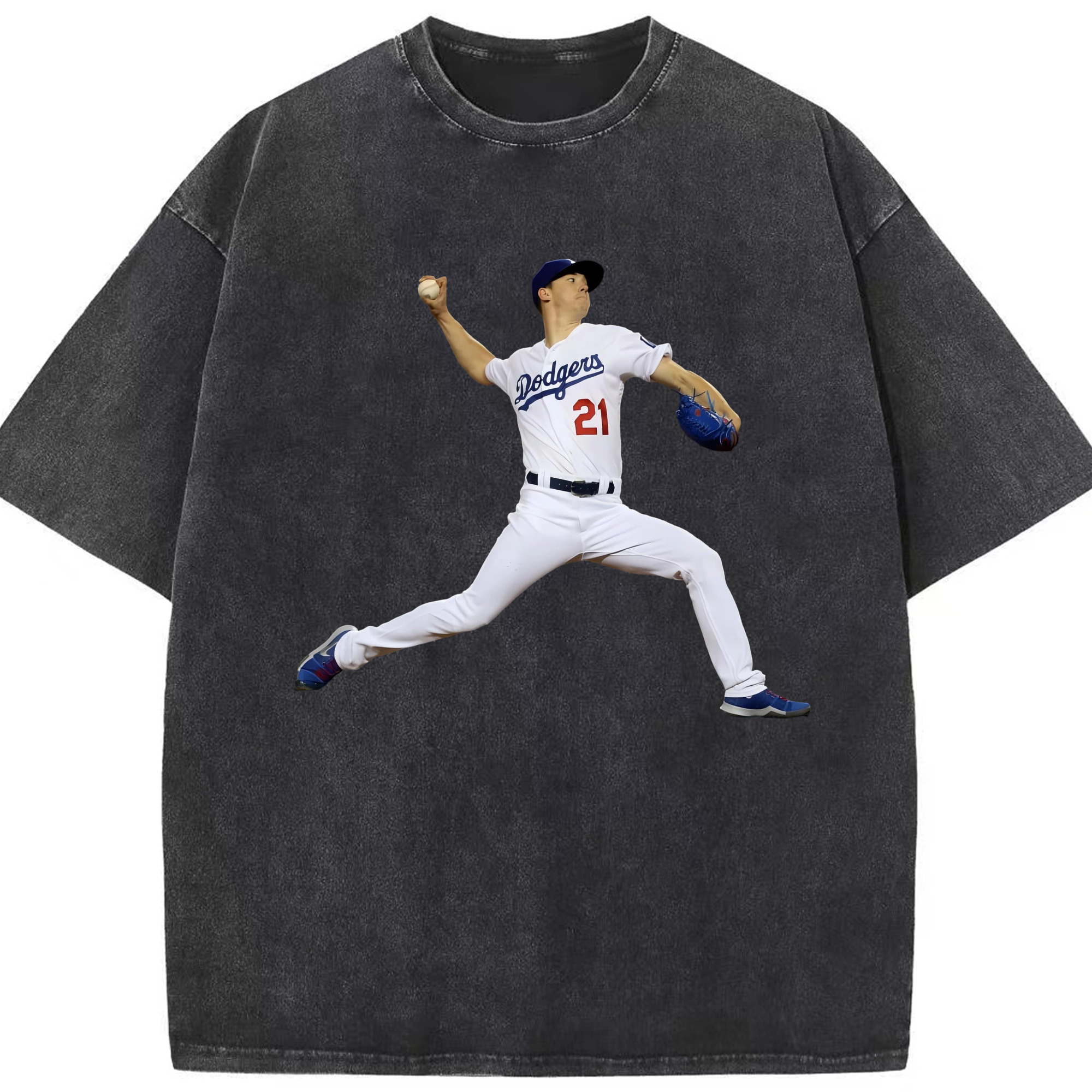  Washed Vintage Look 230g Cotton Oversized T-Shirt With Front Heat Transfer Print – Soft, Lightweight, Stylish Fit – Comfortable Casual Wear For Sports & Everyday Use