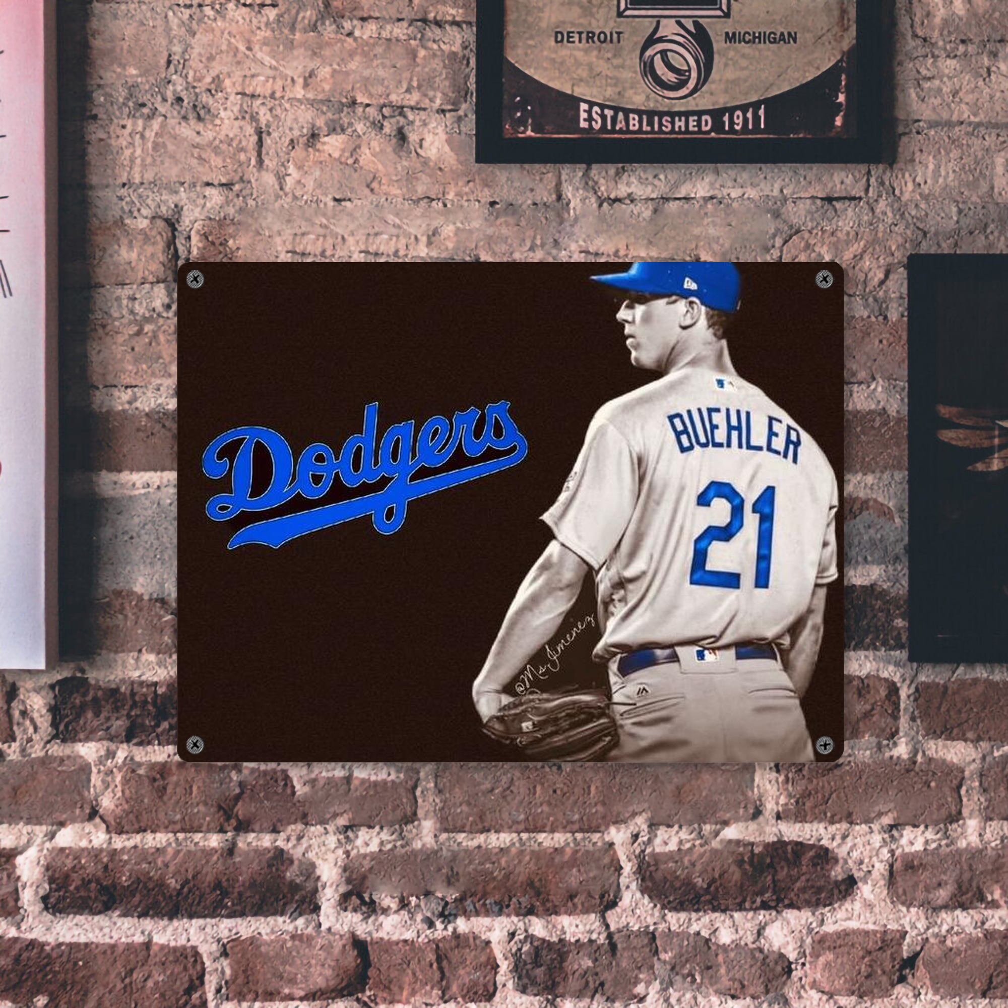  Vintage Metal Tin Sign 16x12 – Full-Print Iron Wall Decor – Durable, Fade-Resistant – Easy To Hang – Ideal For Home, Bar, Kitchen & Office Decor