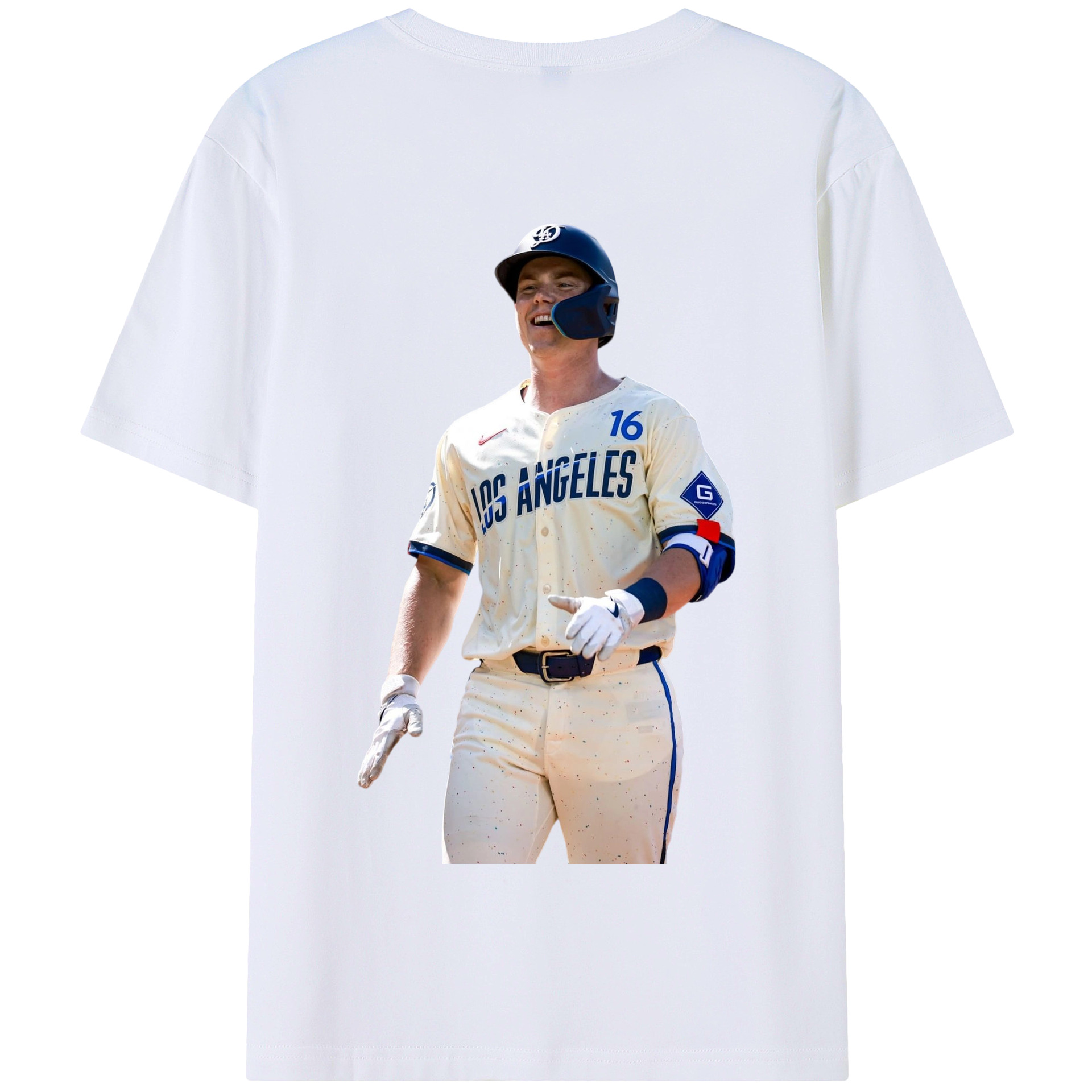  180g Combed Cotton T-Shirt With Back Heat Transfer Print – Soft, Lightweight, Fitted Design – Stylish Casual Wear For Sports & Everyday Use