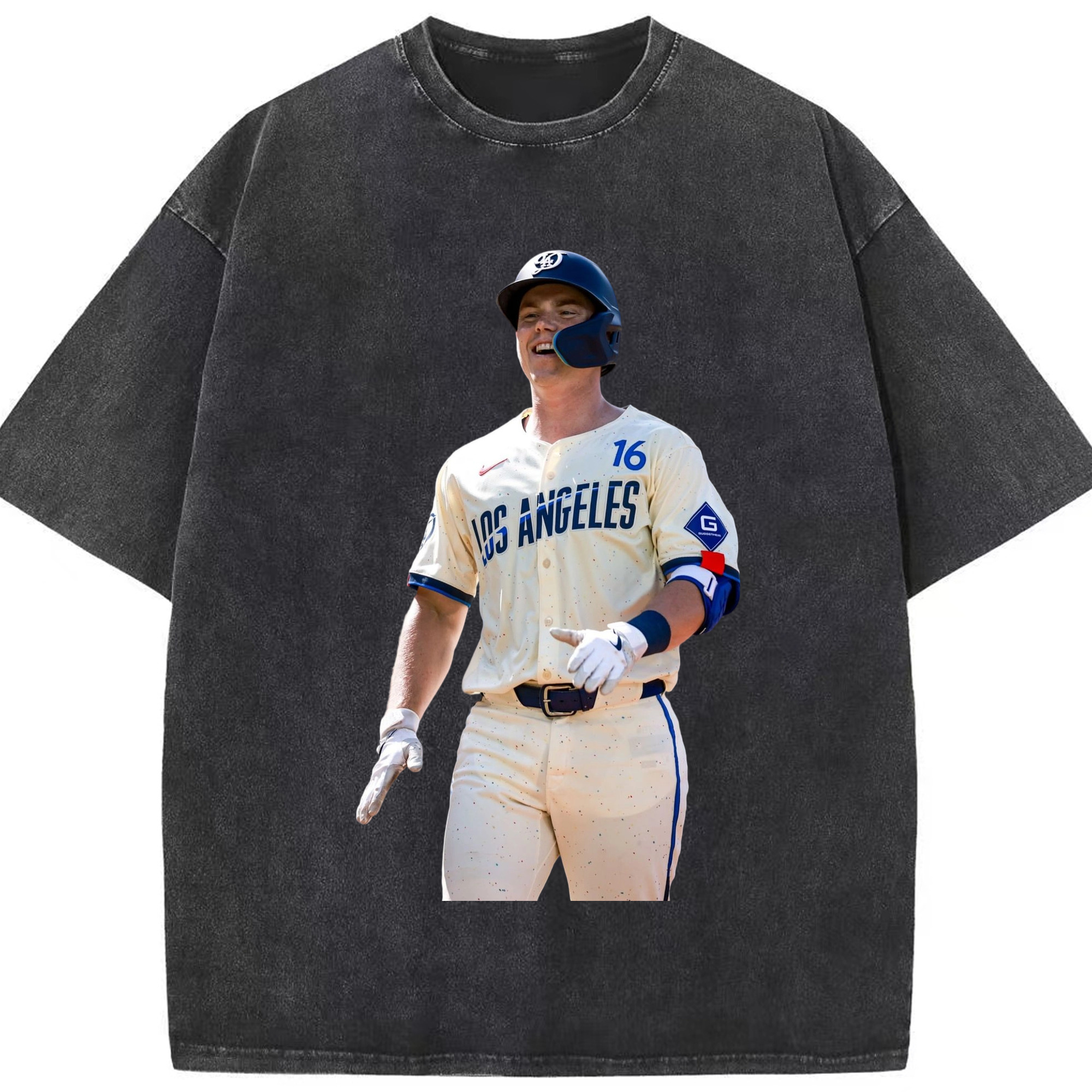  Washed Vintage Look 230g Cotton Oversized T-Shirt With Front Heat Transfer Print – Soft, Lightweight, Stylish Fit – Comfortable Casual Wear For Sports & Everyday Use