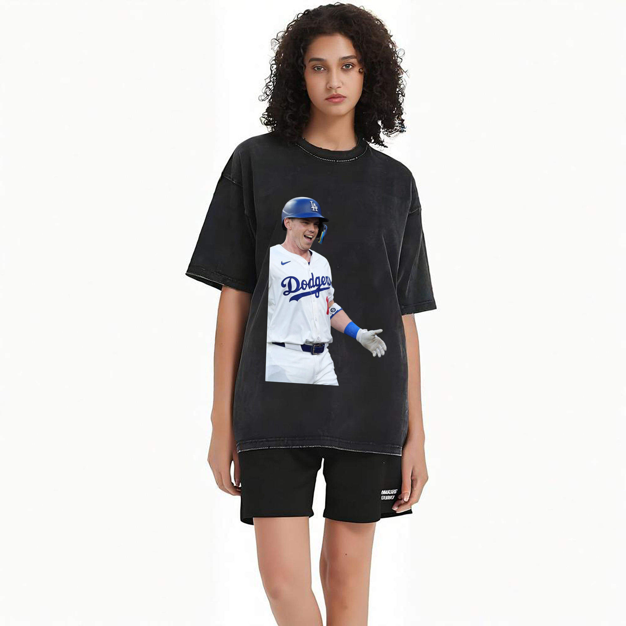  Washed Vintage Look 230g Cotton Oversized T-Shirt With Front Heat Transfer Print – Soft, Lightweight, Stylish Fit – Comfortable Casual Wear For Sports & Everyday Use