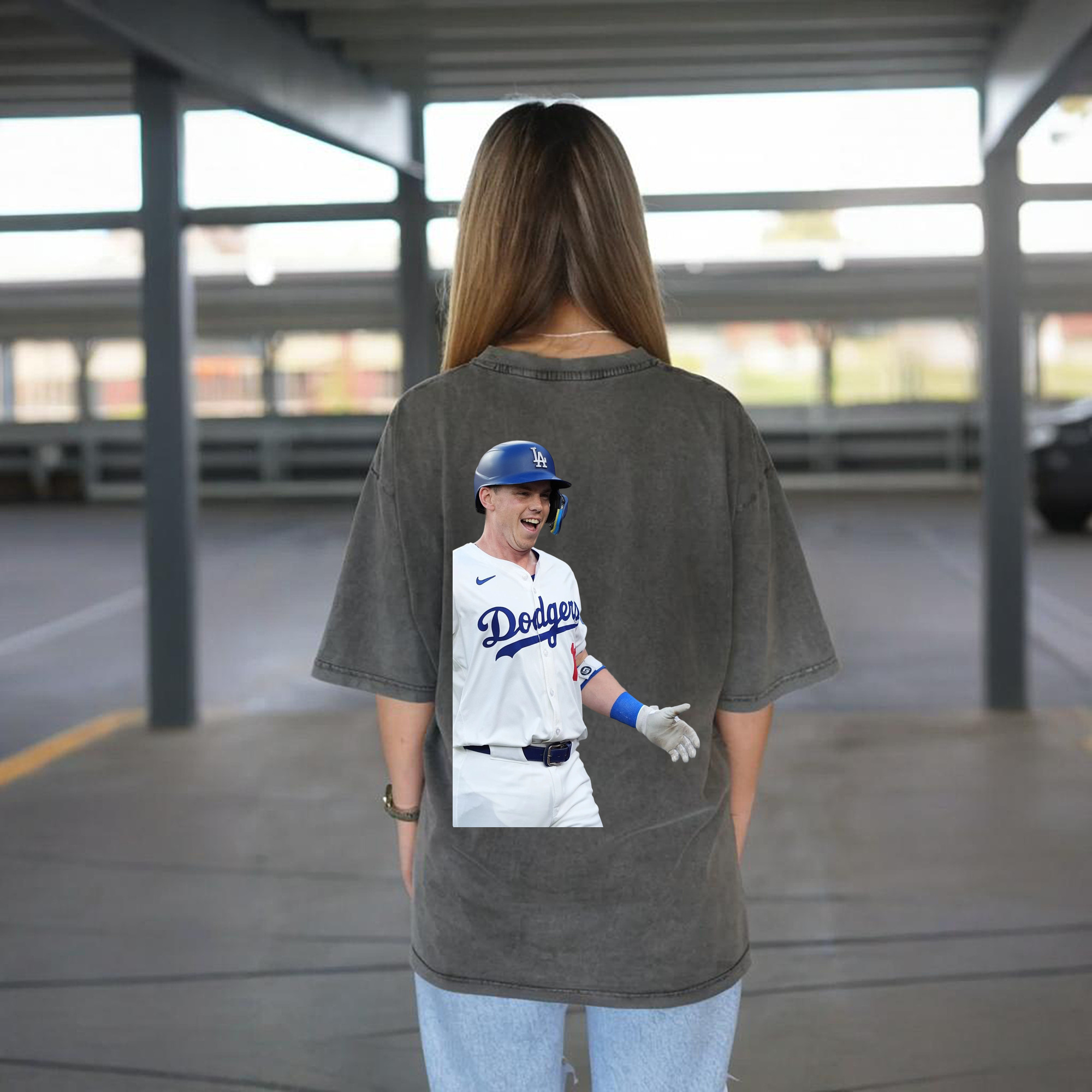  Washed Vintage 230g Cotton Oversized T-Shirt With Back Heat Transfer Print – Soft, Lightweight & Stylish – Comfortable Casual Wear For Sports & Everyday Use