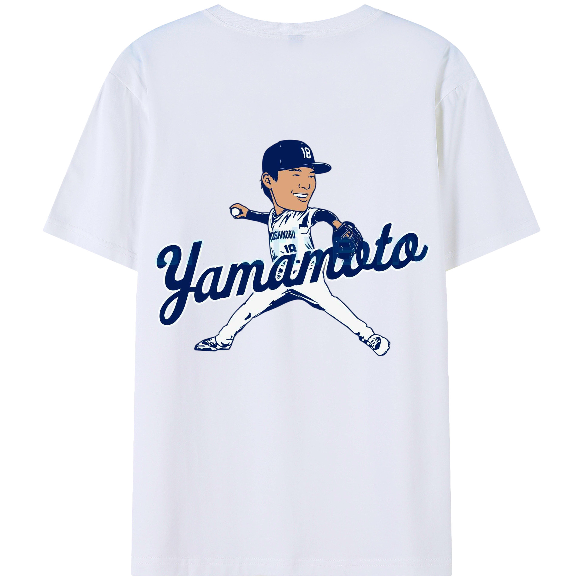  180g Combed Cotton T-Shirt With Back Heat Transfer Print – Soft, Lightweight, Fitted Design – Stylish Casual Wear For Sports & Everyday Use