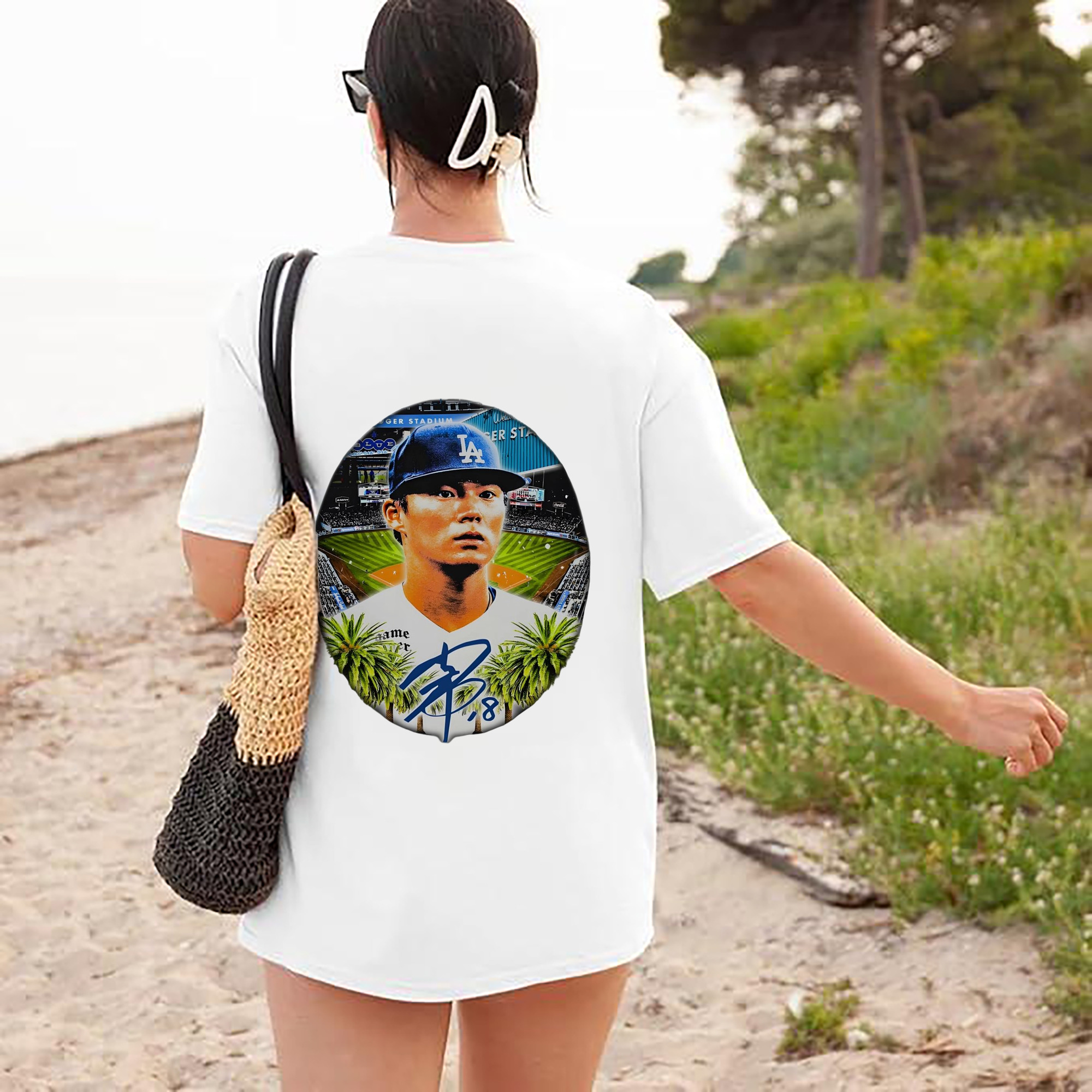  180g Combed Cotton T-Shirt With Back Heat Transfer Print – Soft, Lightweight, Fitted Design – Stylish Casual Wear For Sports & Everyday Use