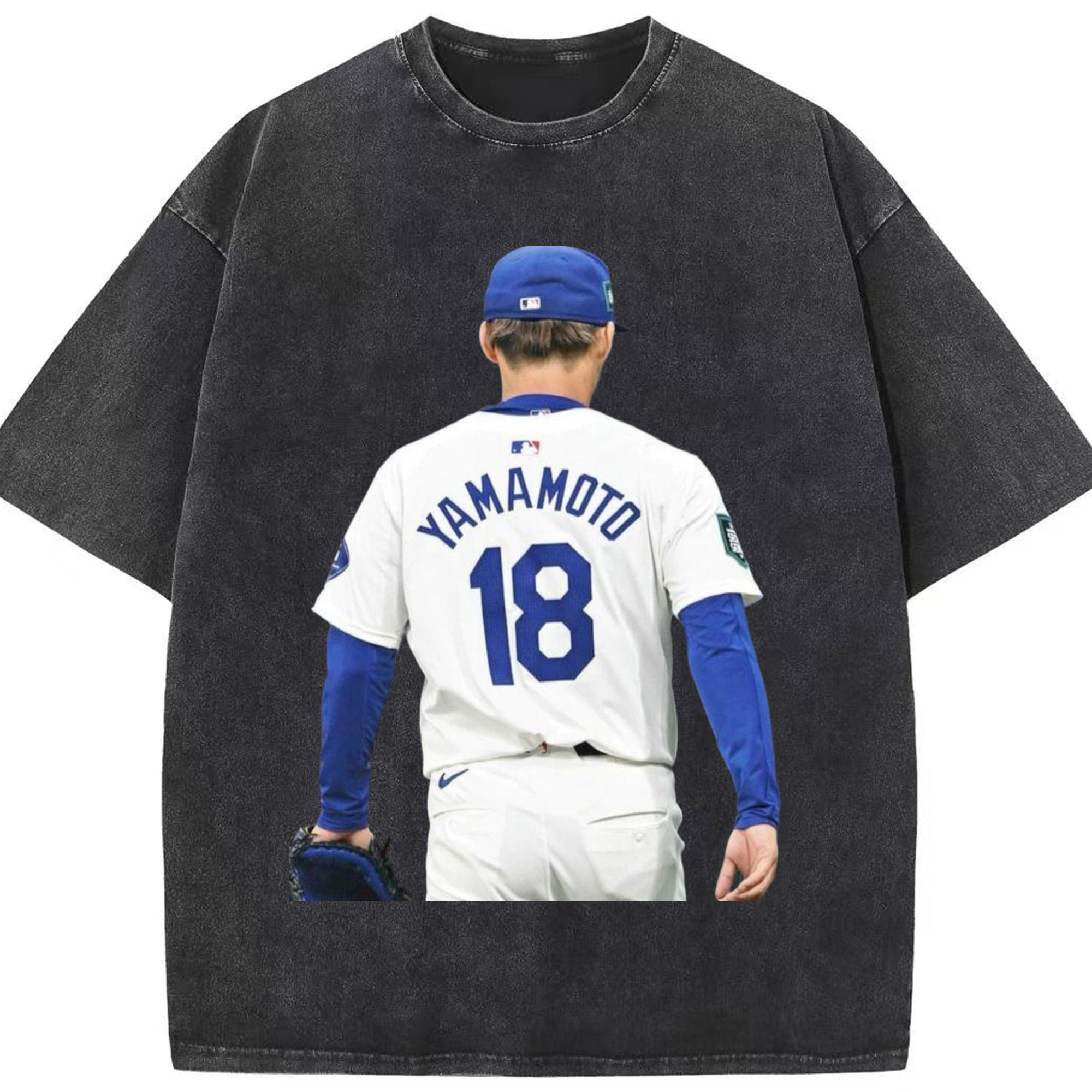  Washed Vintage Look 230g Cotton Oversized T-Shirt With Front Heat Transfer Print – Soft, Lightweight, Stylish Fit – Comfortable Casual Wear For Sports & Everyday Use