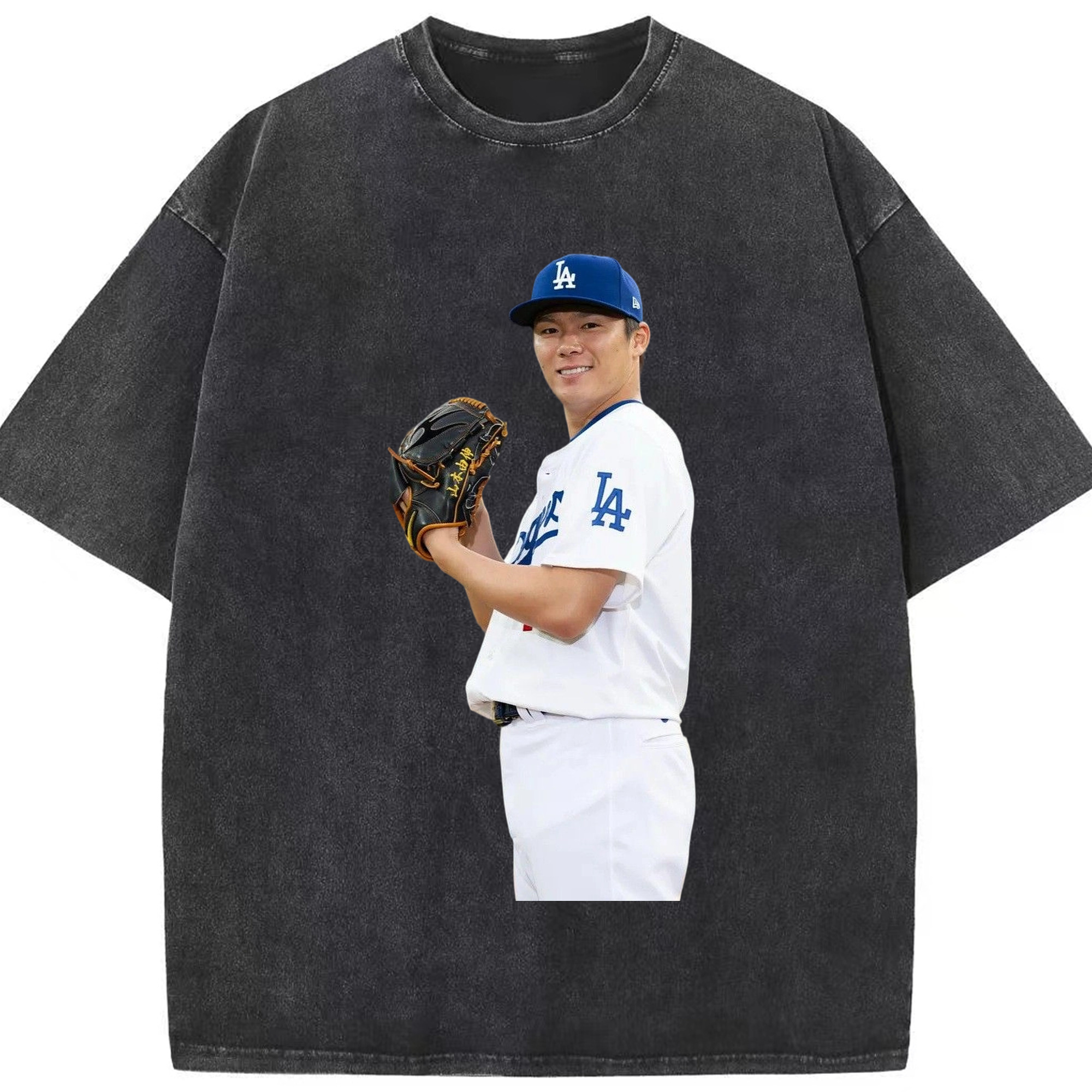  Washed Vintage Look 230g Cotton Oversized T-Shirt With Front Heat Transfer Print – Soft, Lightweight, Stylish Fit – Comfortable Casual Wear For Sports & Everyday Use