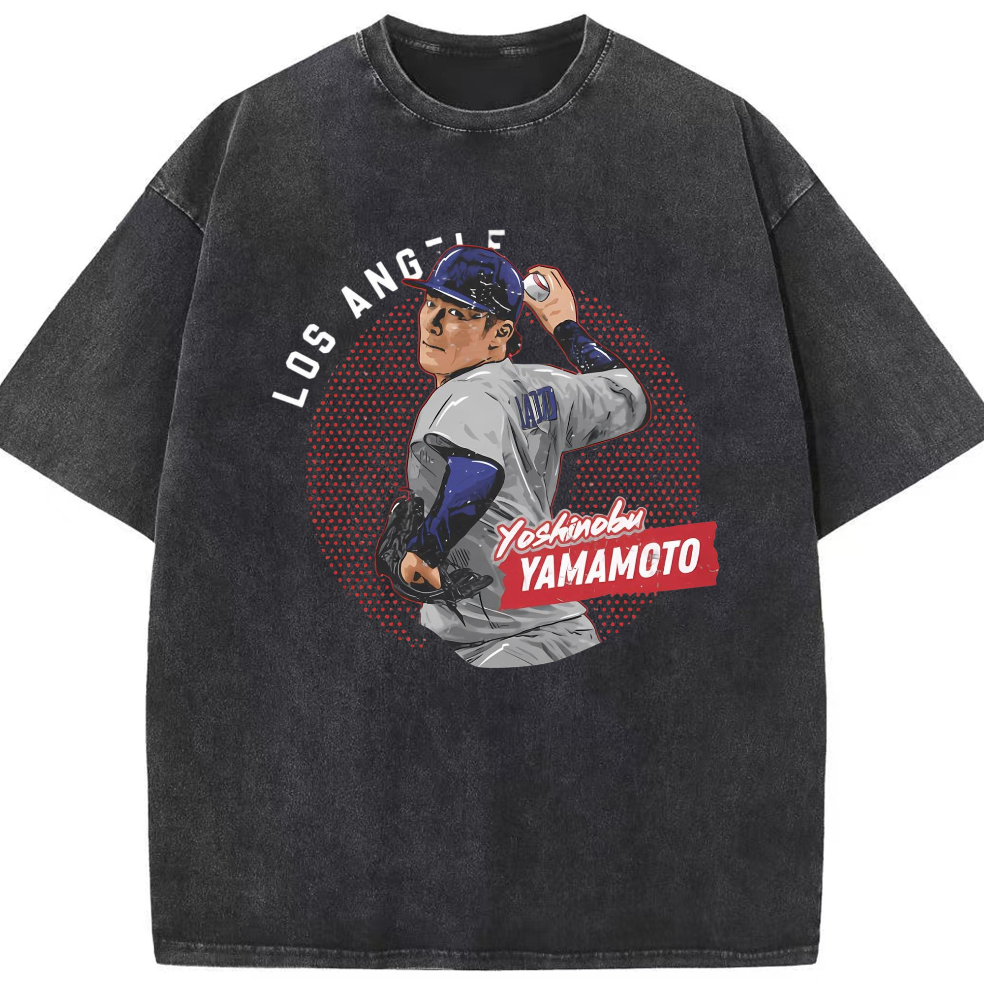  Washed Vintage Look 230g Cotton Oversized T-Shirt With Front Heat Transfer Print – Soft, Lightweight, Stylish Fit – Comfortable Casual Wear For Sports & Everyday Use