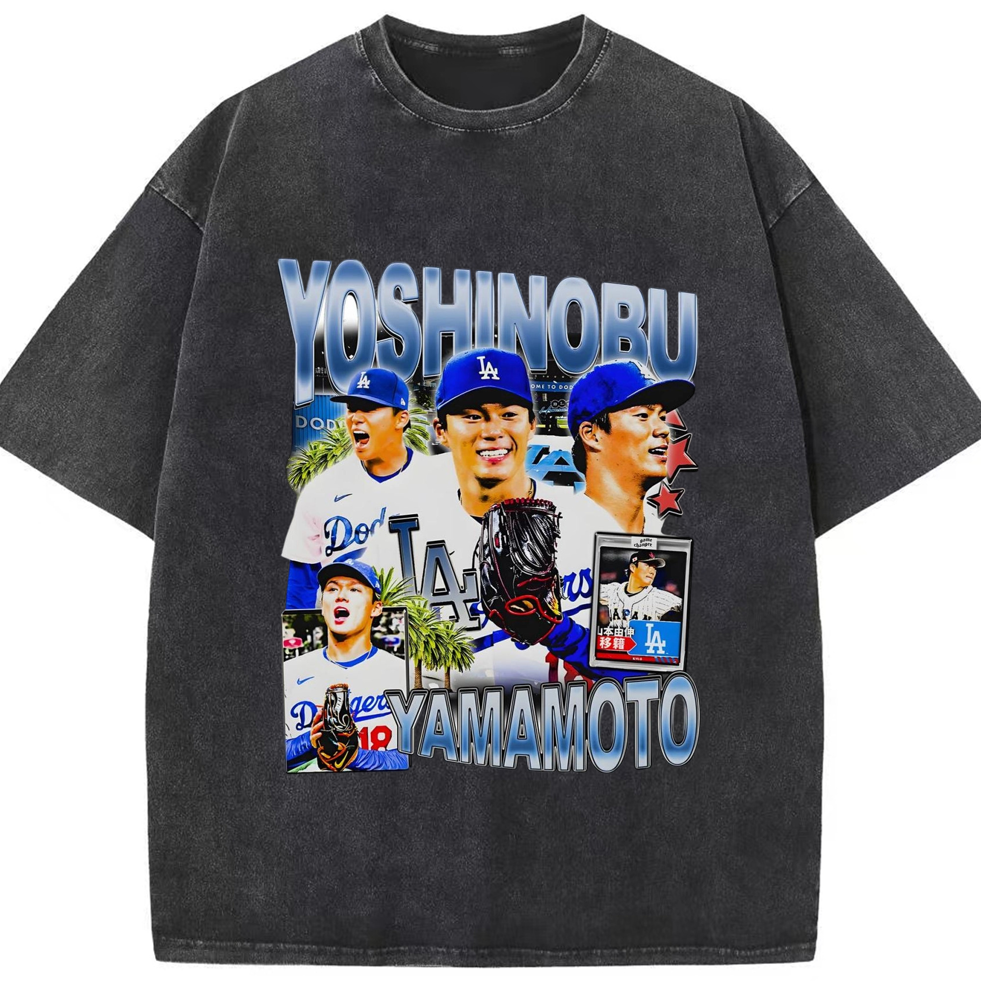  Washed Vintage Look 230g Cotton Oversized T-Shirt With Front Heat Transfer Print – Soft, Lightweight, Stylish Fit – Comfortable Casual Wear For Sports & Everyday Use