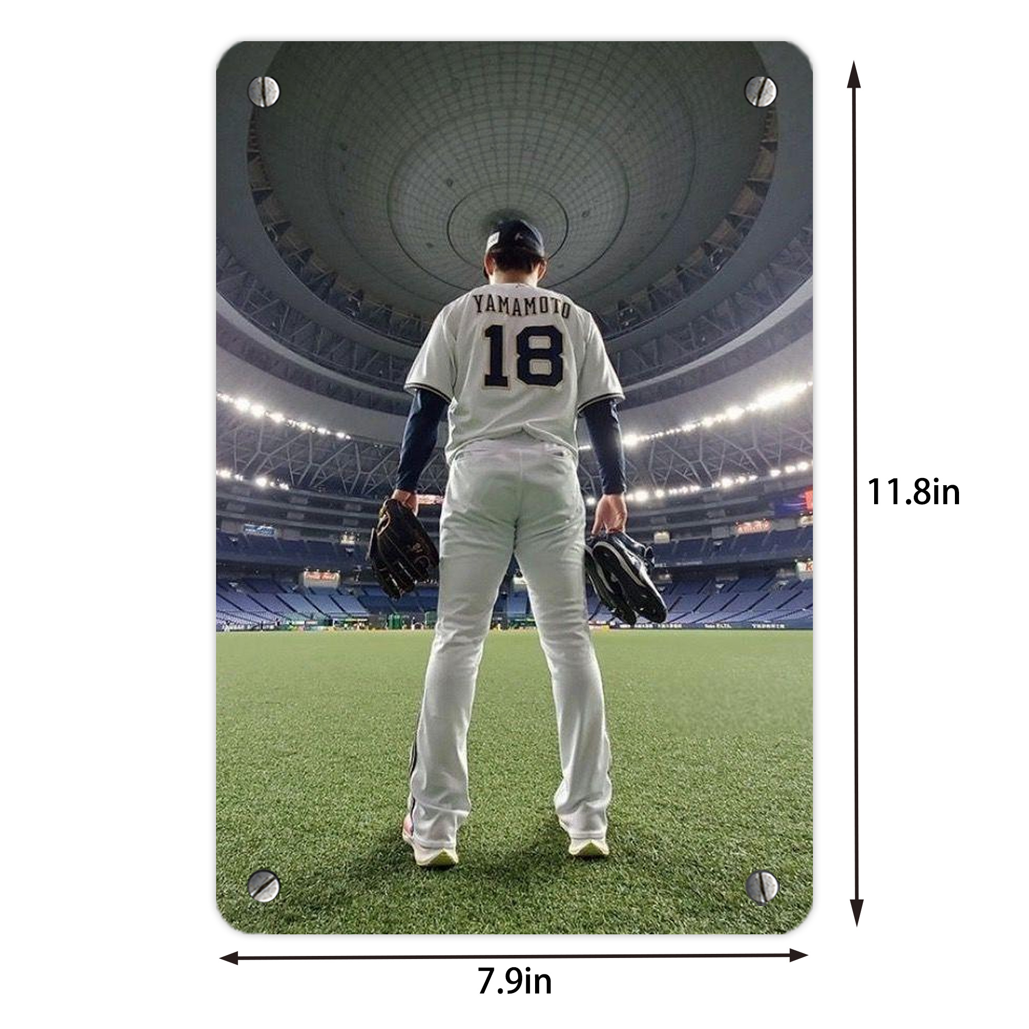  Metal Tin Sign 8x12inch - High-Quality Full-Print Decorative Wall Art, Durable Rust-Resistant Metal Plaque For Living Room, Bedroom, Kitchen, Office, Bar Décor