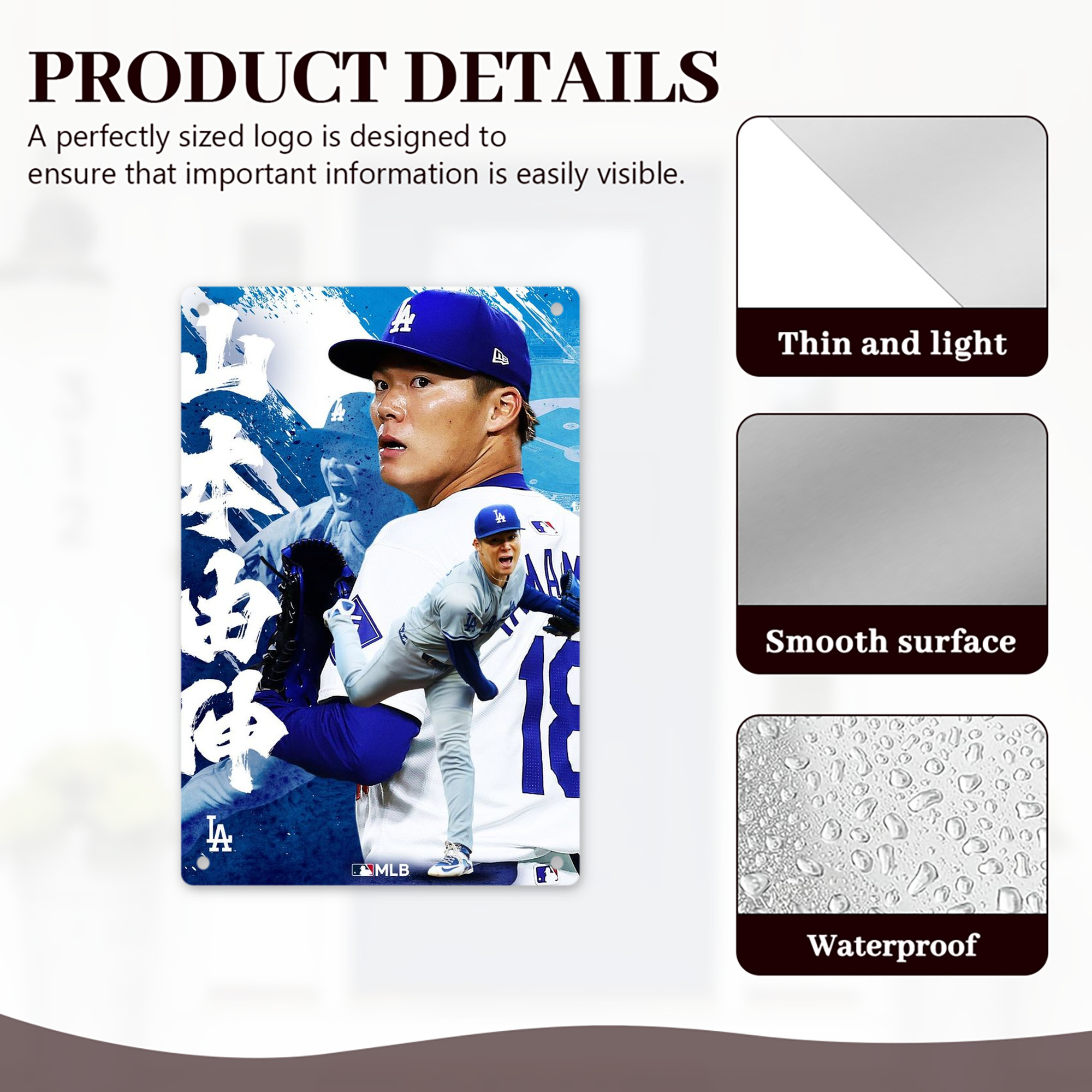  8x12inch Vertical Aluminum Sign - Durable Fade-Resistant Indoor/Outdoor Safety & Information Plaque For Office, Hotel, Restaurant, Bar, Public Spaces