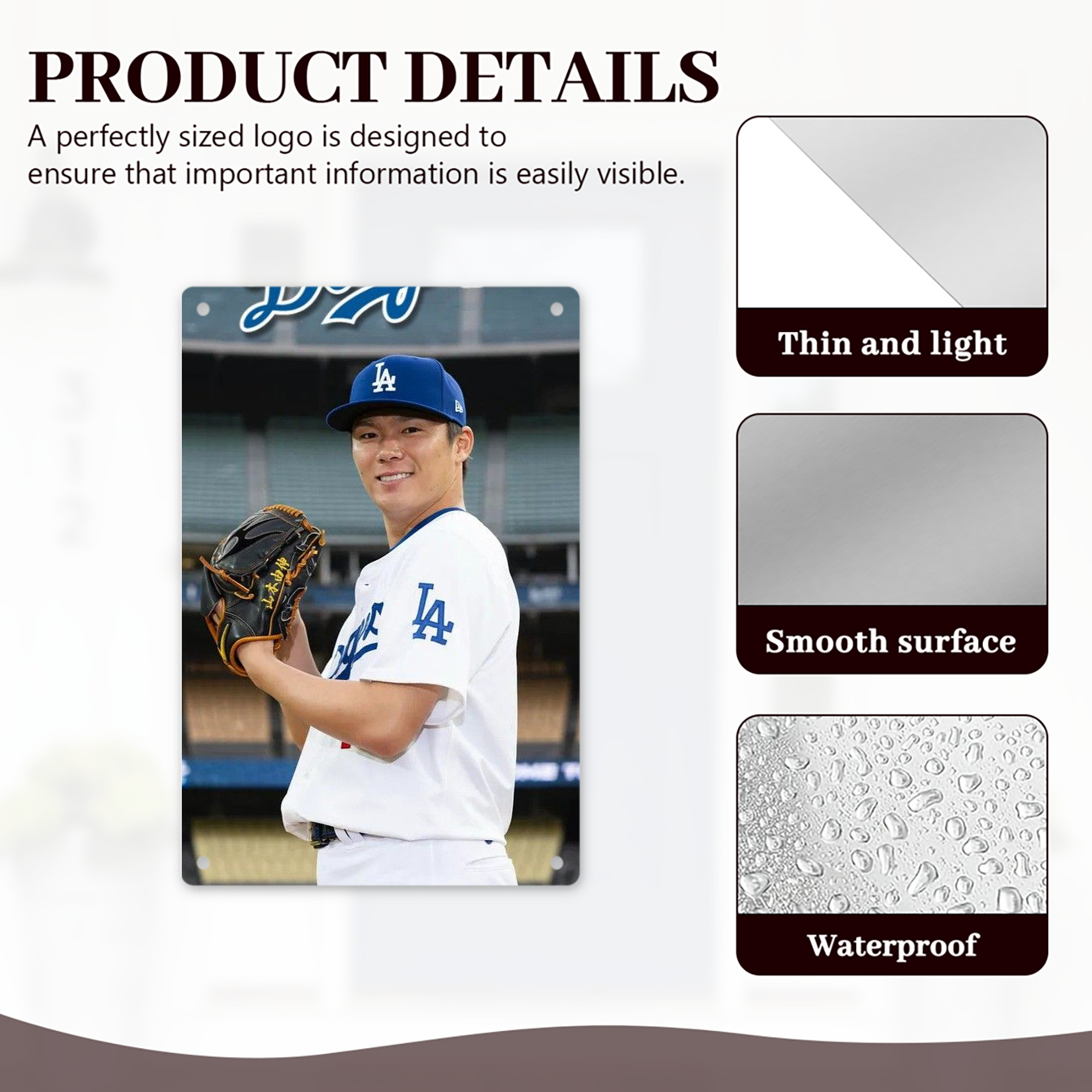  8x12inch Vertical Aluminum Sign - Durable Fade-Resistant Indoor/Outdoor Safety & Information Plaque For Office, Hotel, Restaurant, Bar, Public Spaces