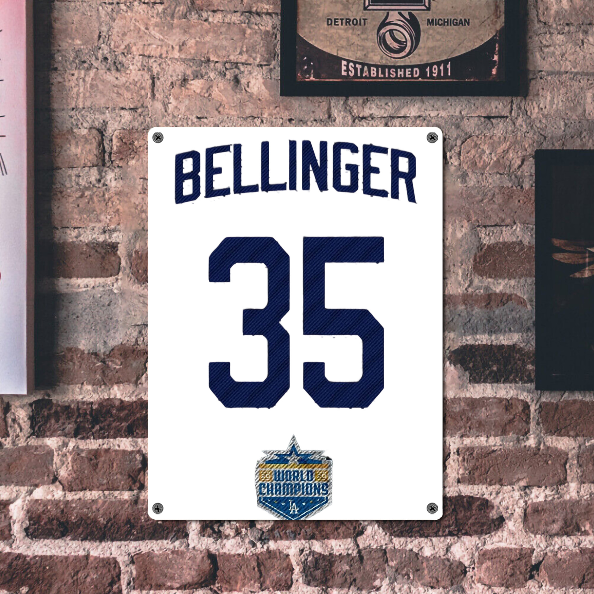 Cody Bellinger 2 Vintage Metal Tin Sign 12x16inch – Retro Wall Art Decor For Home, Bar, Kitchen, Bedroom, Office – Durable Iron Sheet Poster, Easy To Hang, Full-Color Printing