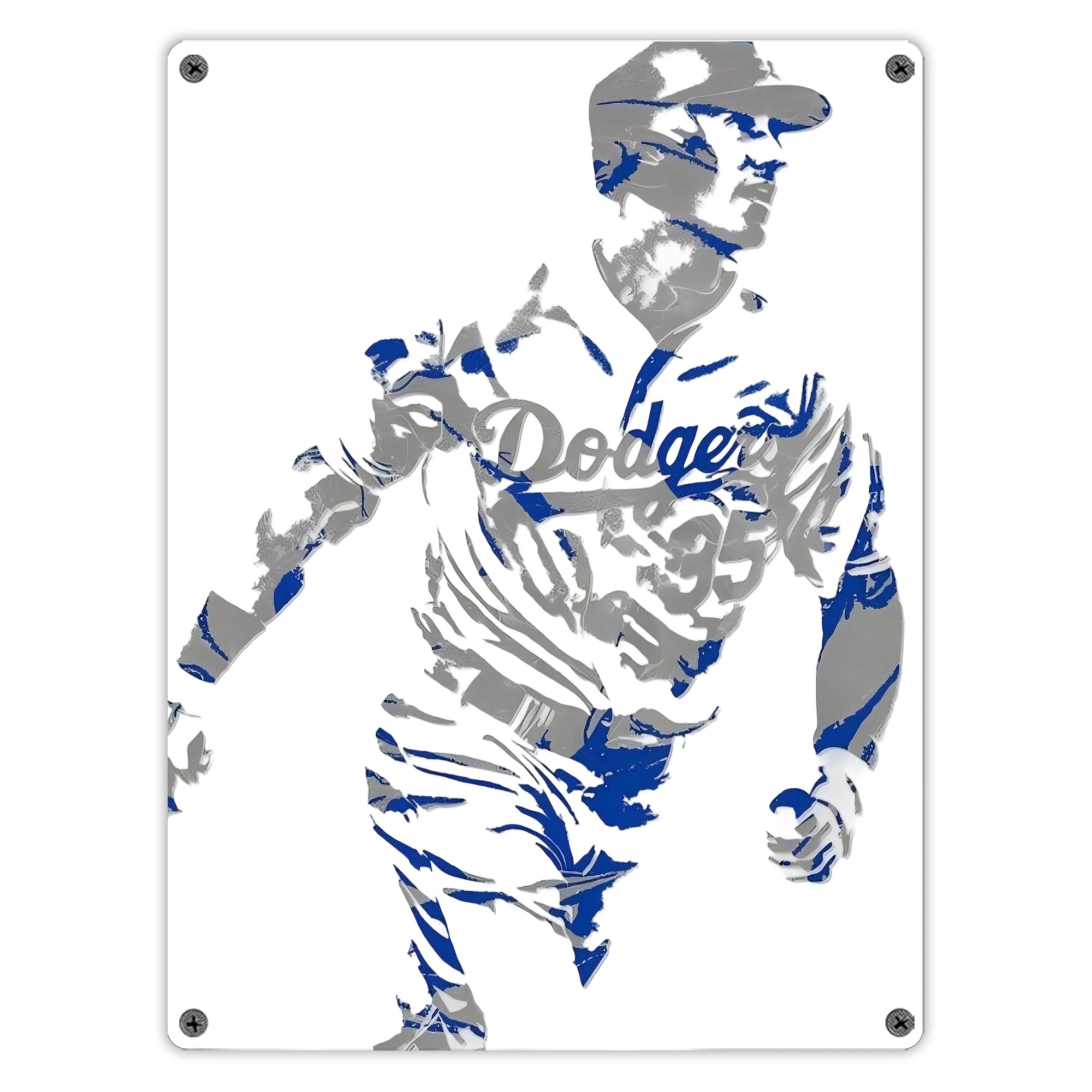 Cody Bellinger 5 Vintage Metal Tin Sign 12x16inch – Retro Wall Art Decor For Home, Bar, Kitchen, Bedroom, Office – Durable Iron Sheet Poster, Easy To Hang, Full-Color Printing