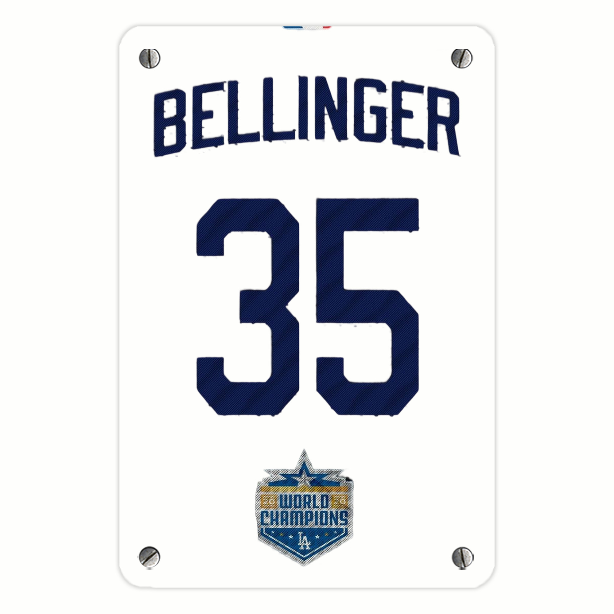 Cody Bellinger 2 Metal Tin Sign 8x12inch - High-Quality Full-Print Decorative Wall Art, Durable Rust-Resistant Metal Plaque For Living Room, Bedroom, Kitchen, Office, Bar Décor