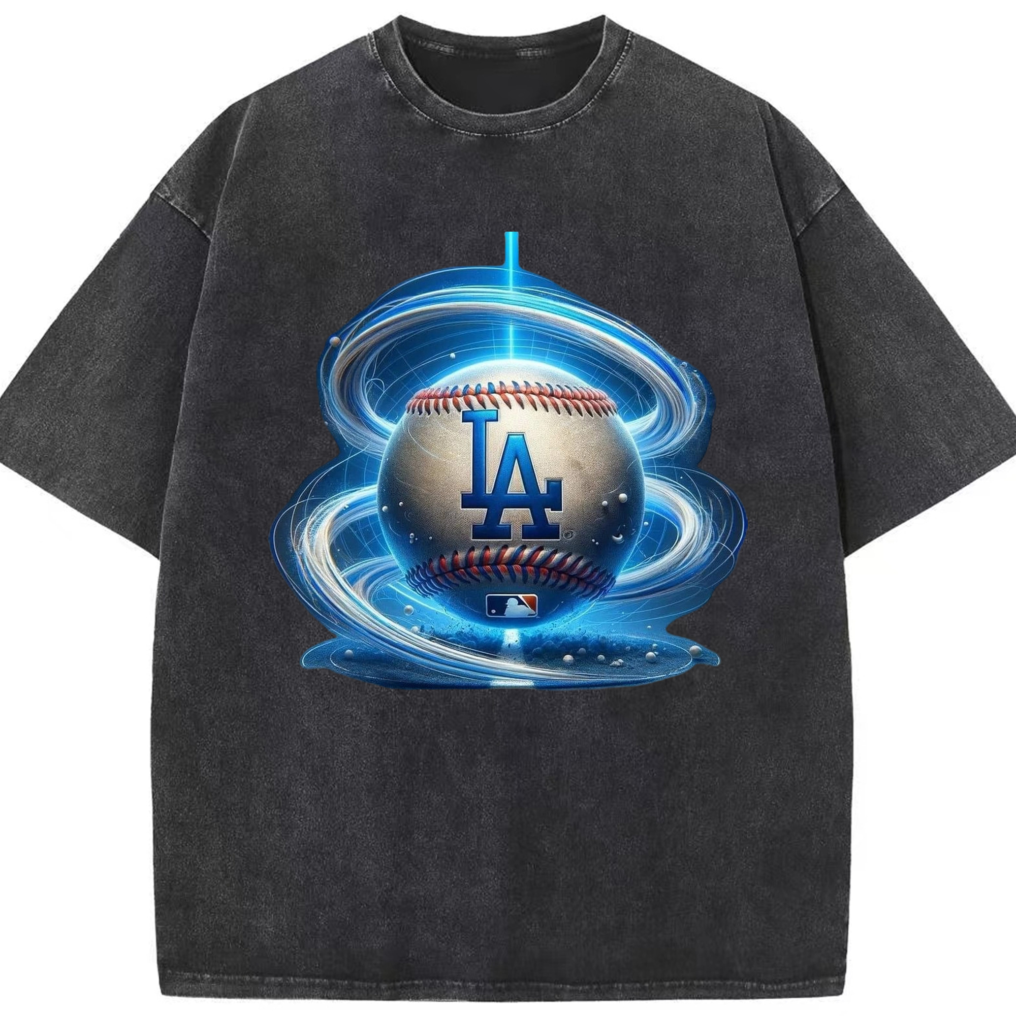  Washed Vintage Look 230g Cotton Oversized T-Shirt With Front Heat Transfer Print – Soft, Lightweight, Stylish Fit – Comfortable Casual Wear For Sports & Everyday Use