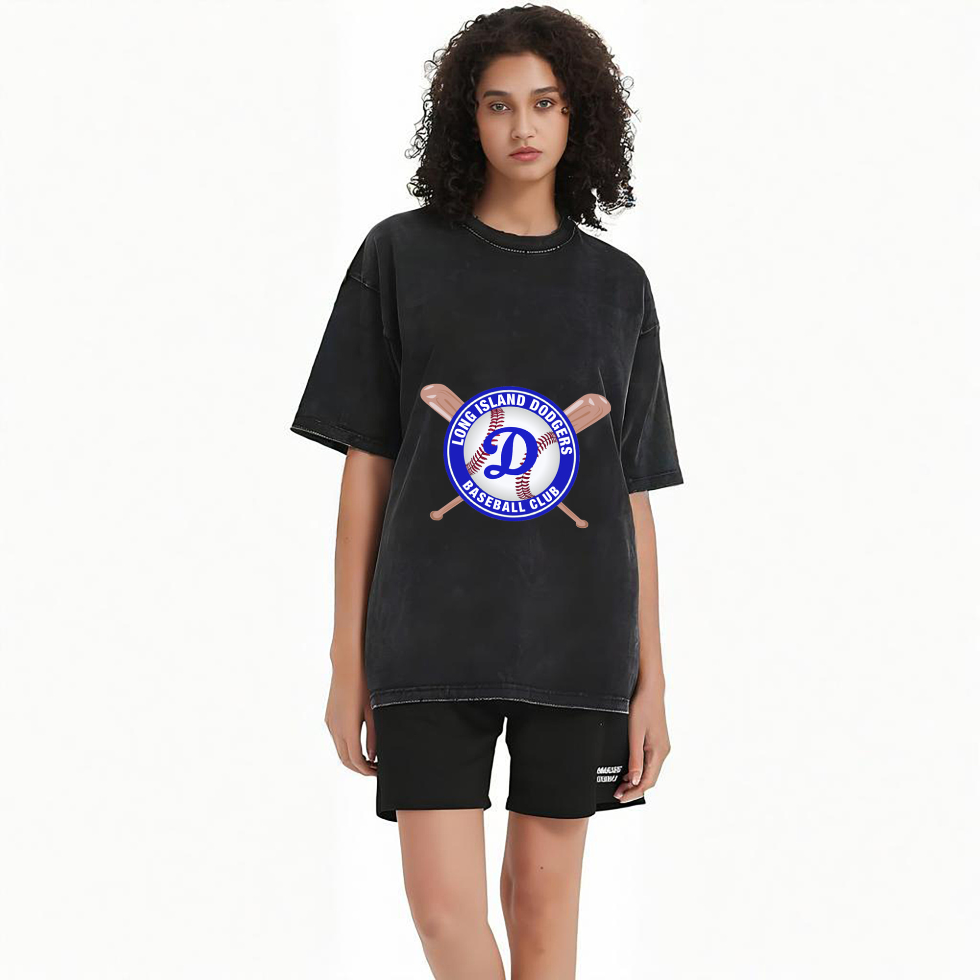  Washed Vintage Look 230g Cotton Oversized T-Shirt With Front Heat Transfer Print – Soft, Lightweight, Stylish Fit – Comfortable Casual Wear For Sports & Everyday Use