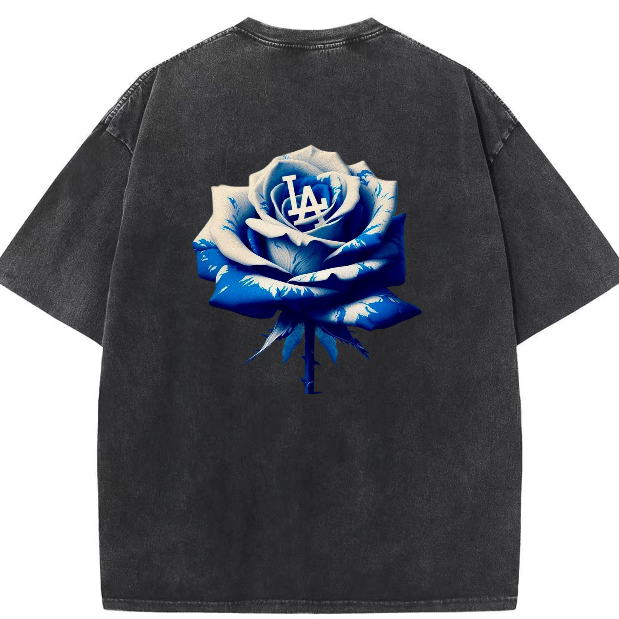  Washed Vintage 230g Cotton Oversized T-Shirt With Back Heat Transfer Print – Soft, Lightweight & Stylish – Comfortable Casual Wear For Sports & Everyday Use