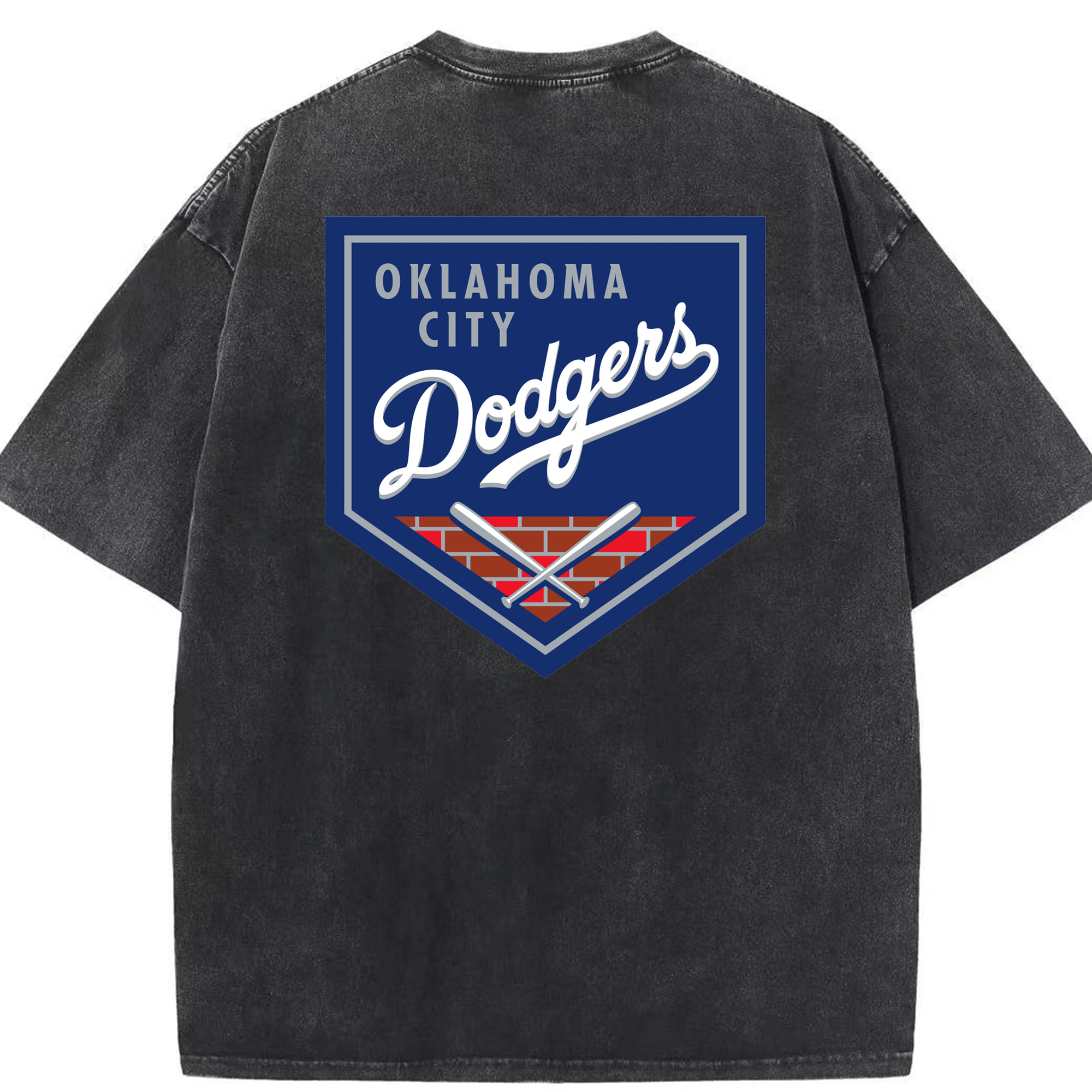  Washed Vintage 230g Cotton Oversized T-Shirt With Back Heat Transfer Print – Soft, Lightweight & Stylish – Comfortable Casual Wear For Sports & Everyday Use