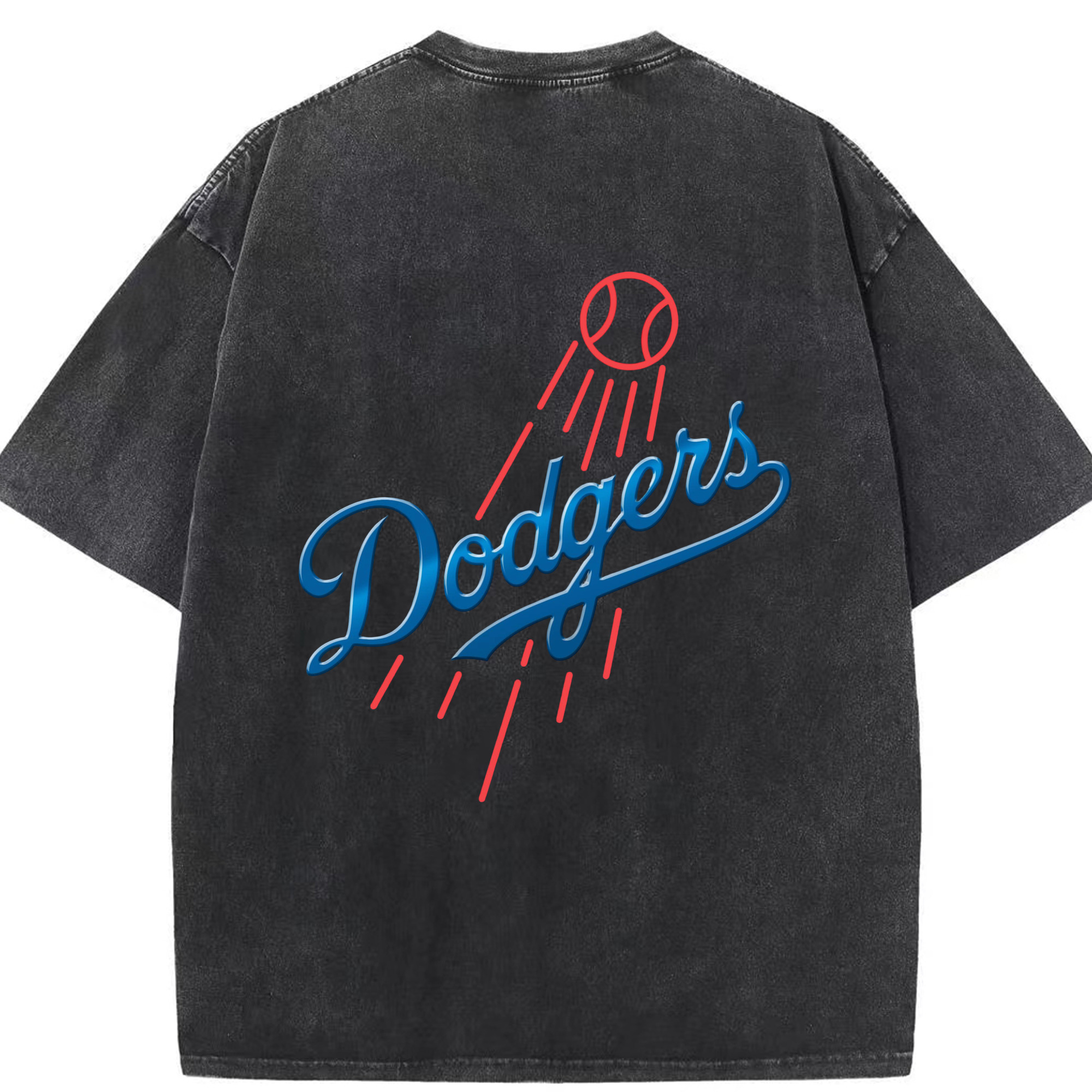  Washed Vintage 230g Cotton Oversized T-Shirt With Back Heat Transfer Print – Soft, Lightweight & Stylish – Comfortable Casual Wear For Sports & Everyday Use