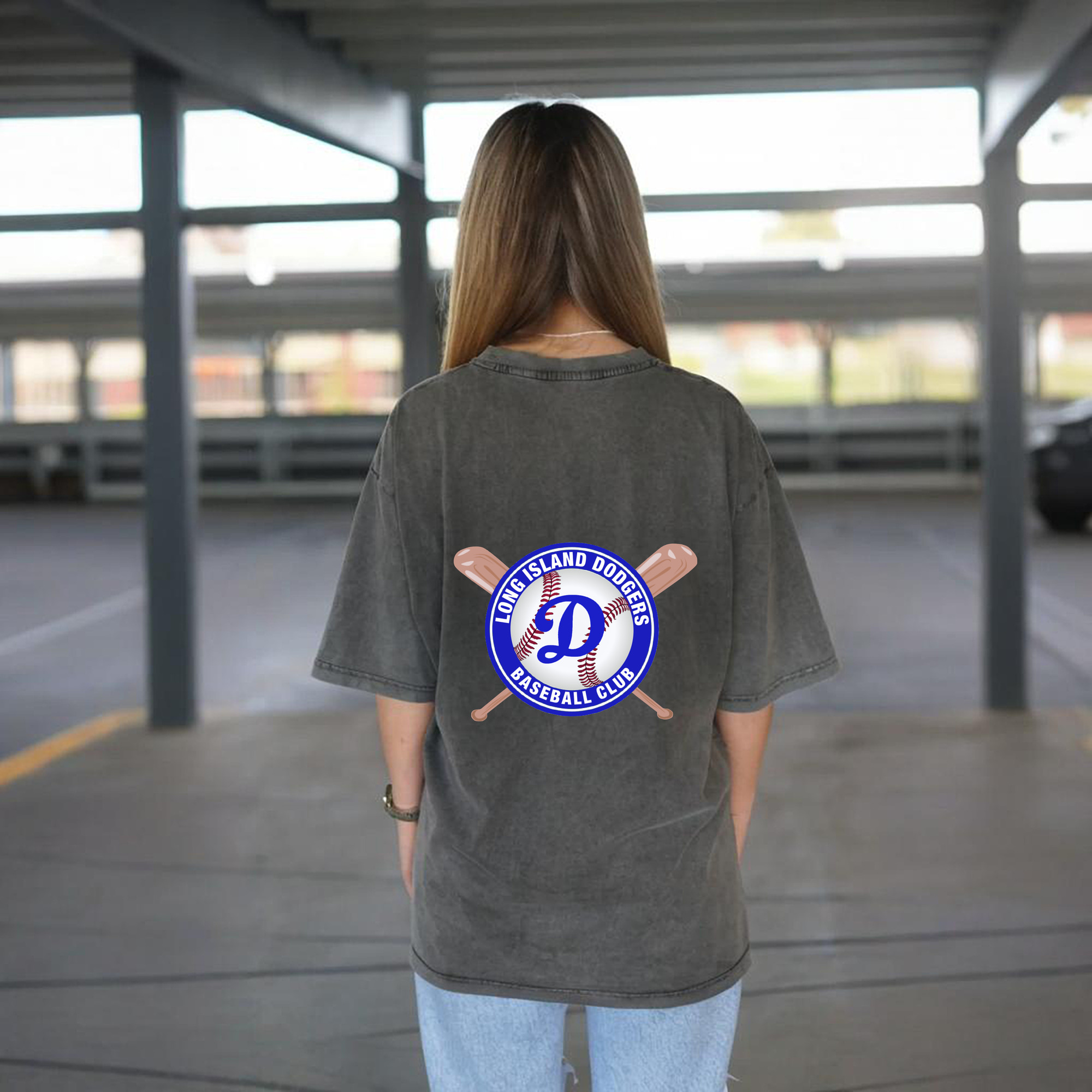  Washed Vintage 230g Cotton Oversized T-Shirt With Back Heat Transfer Print – Soft, Lightweight & Stylish – Comfortable Casual Wear For Sports & Everyday Use