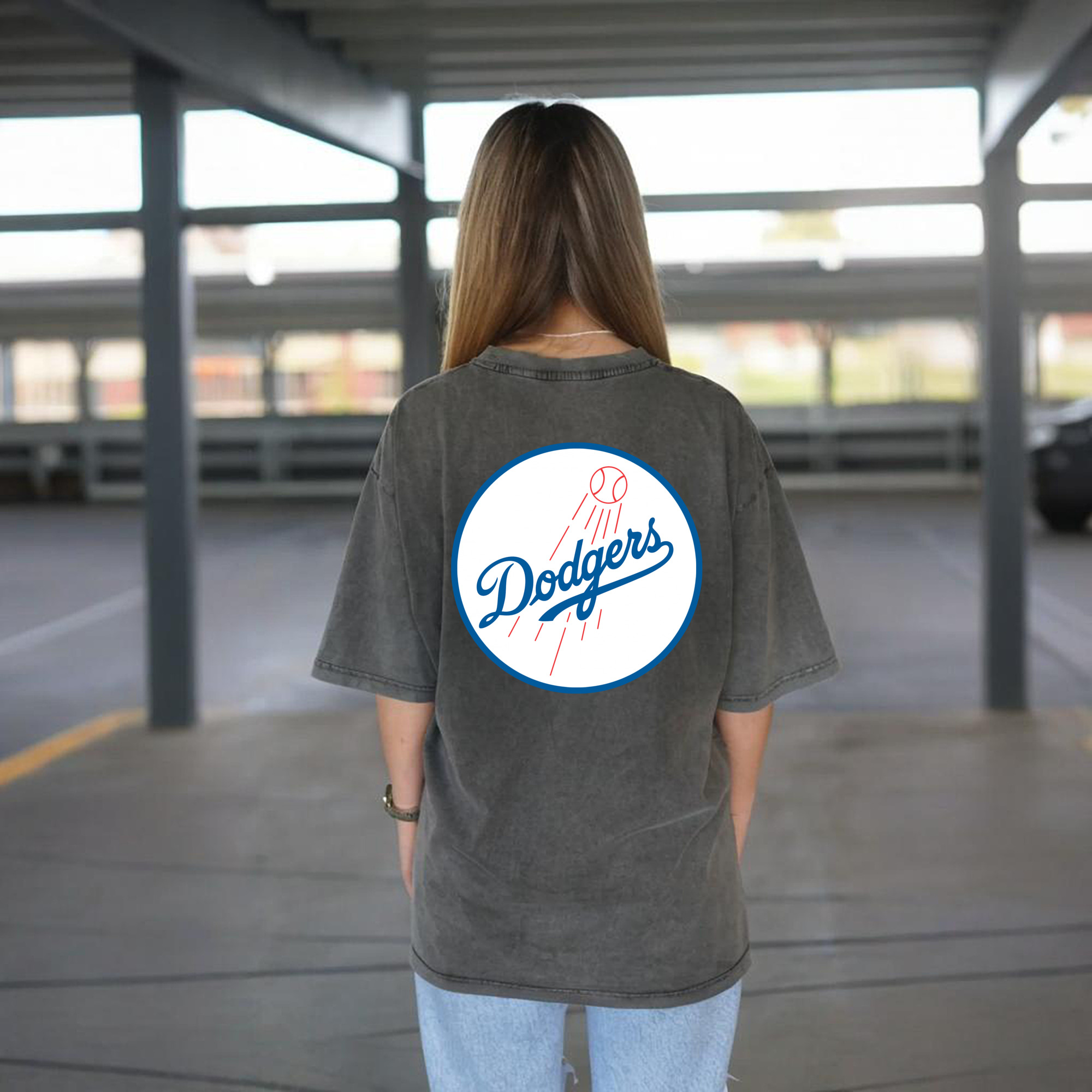  Washed Vintage 230g Cotton Oversized T-Shirt With Back Heat Transfer Print – Soft, Lightweight & Stylish – Comfortable Casual Wear For Sports & Everyday Use