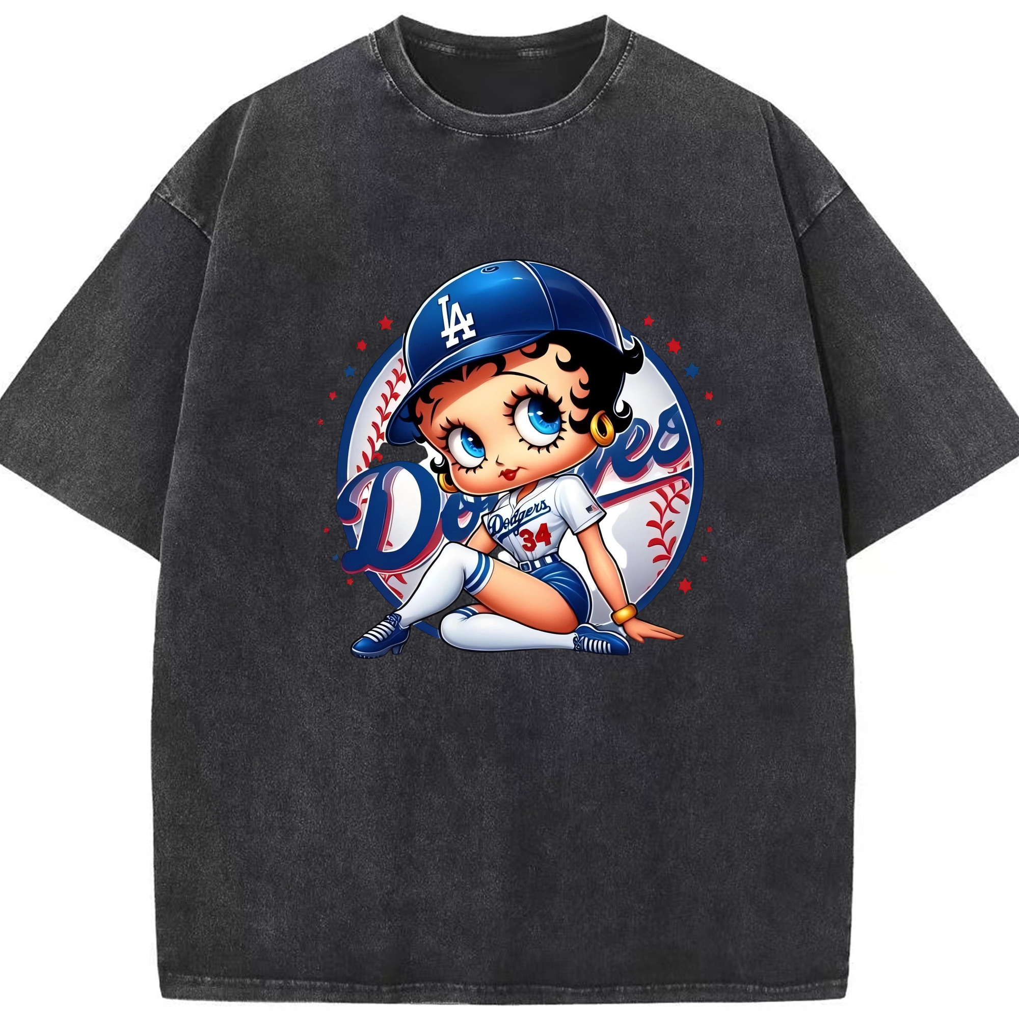  Washed Vintage Look 230g Cotton Oversized T-Shirt With Front Heat Transfer Print – Soft, Lightweight, Stylish Fit – Comfortable Casual Wear For Sports & Everyday Use