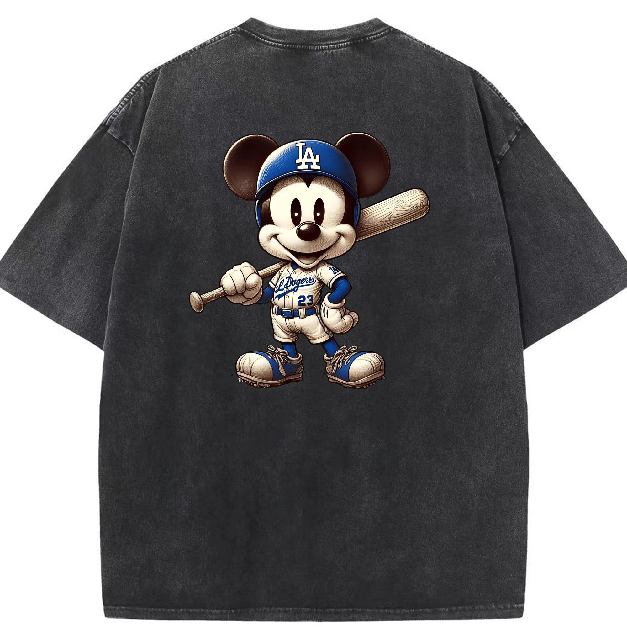  Washed Vintage 230g Cotton Oversized T-Shirt With Back Heat Transfer Print – Soft, Lightweight & Stylish – Comfortable Casual Wear For Sports & Everyday Use