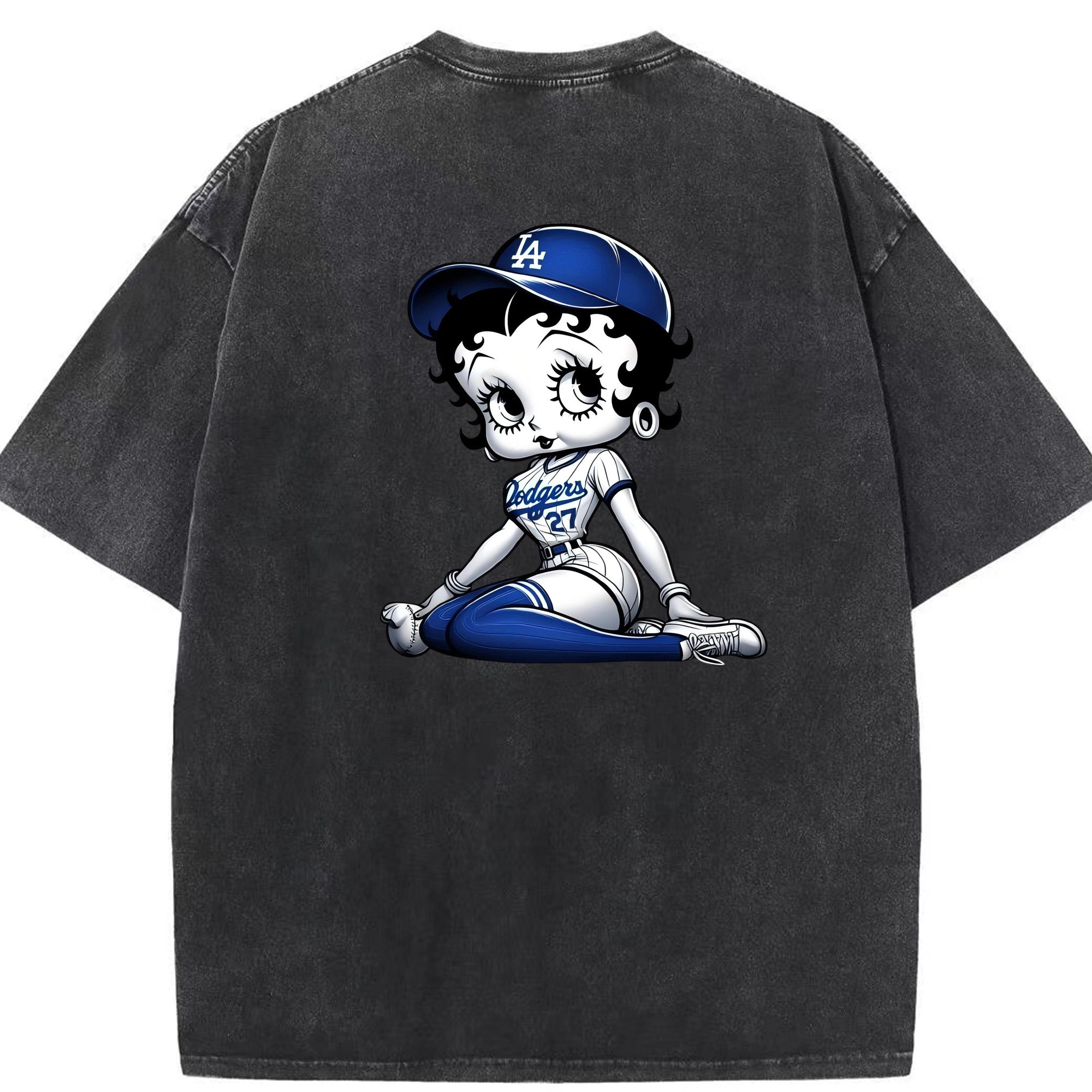  Washed Vintage 230g Cotton Oversized T-Shirt With Back Heat Transfer Print – Soft, Lightweight & Stylish – Comfortable Casual Wear For Sports & Everyday Use