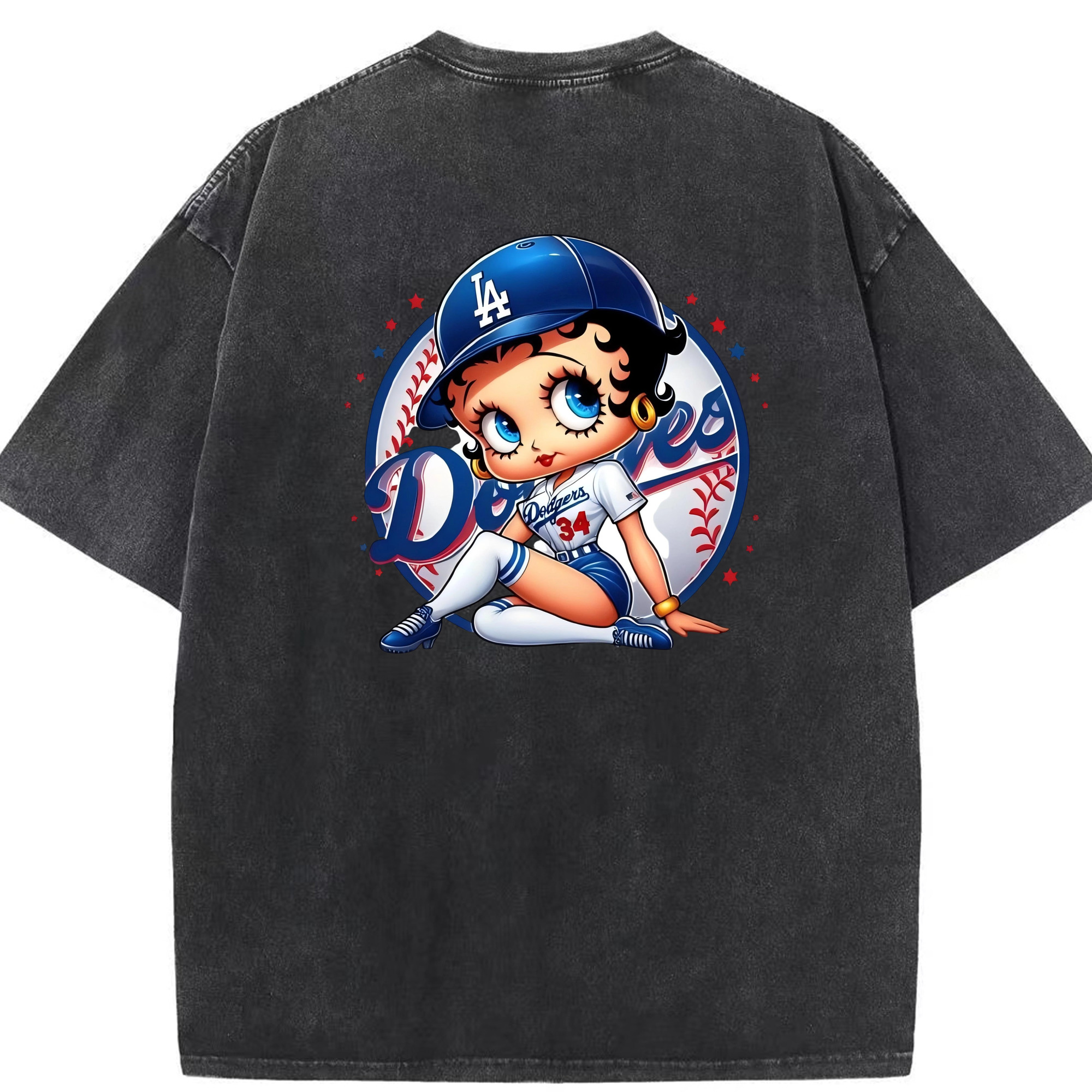  Washed Vintage 230g Cotton Oversized T-Shirt With Back Heat Transfer Print – Soft, Lightweight & Stylish – Comfortable Casual Wear For Sports & Everyday Use