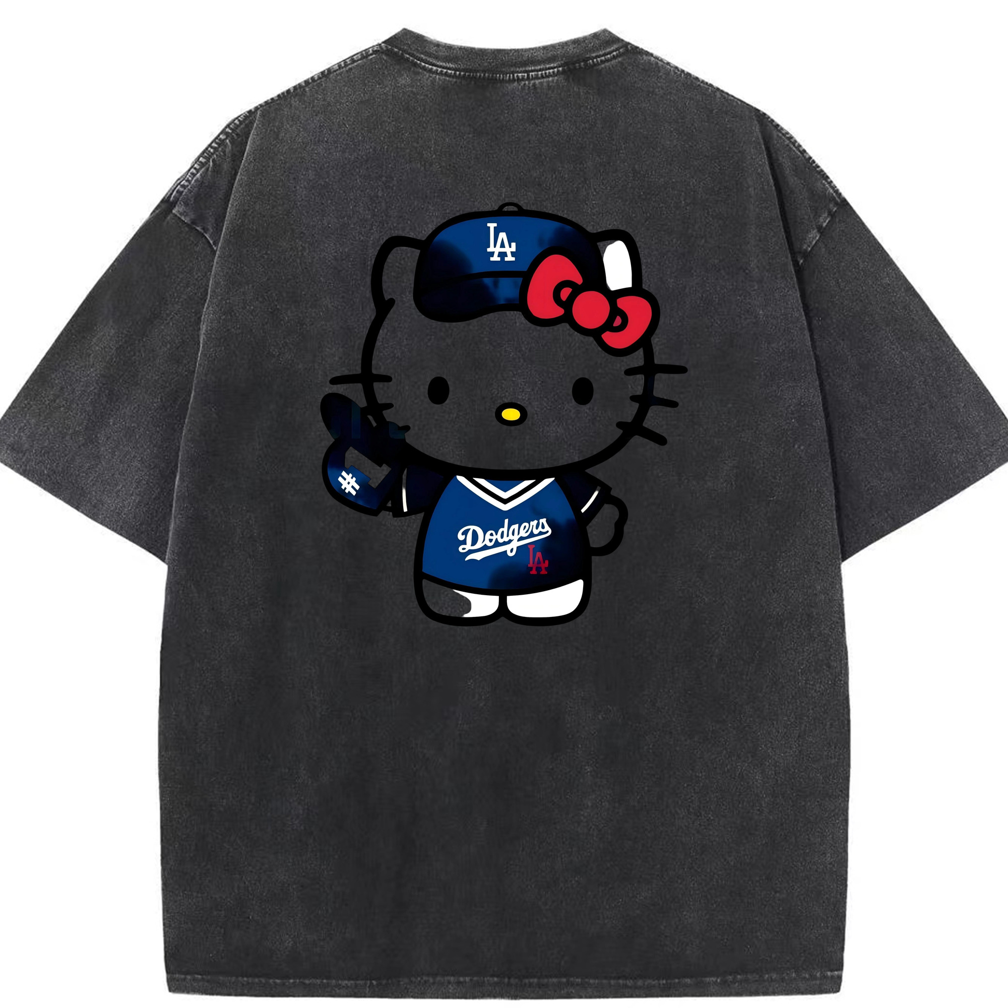  Washed Vintage 230g Cotton Oversized T-Shirt With Back Heat Transfer Print – Soft, Lightweight & Stylish – Comfortable Casual Wear For Sports & Everyday Use