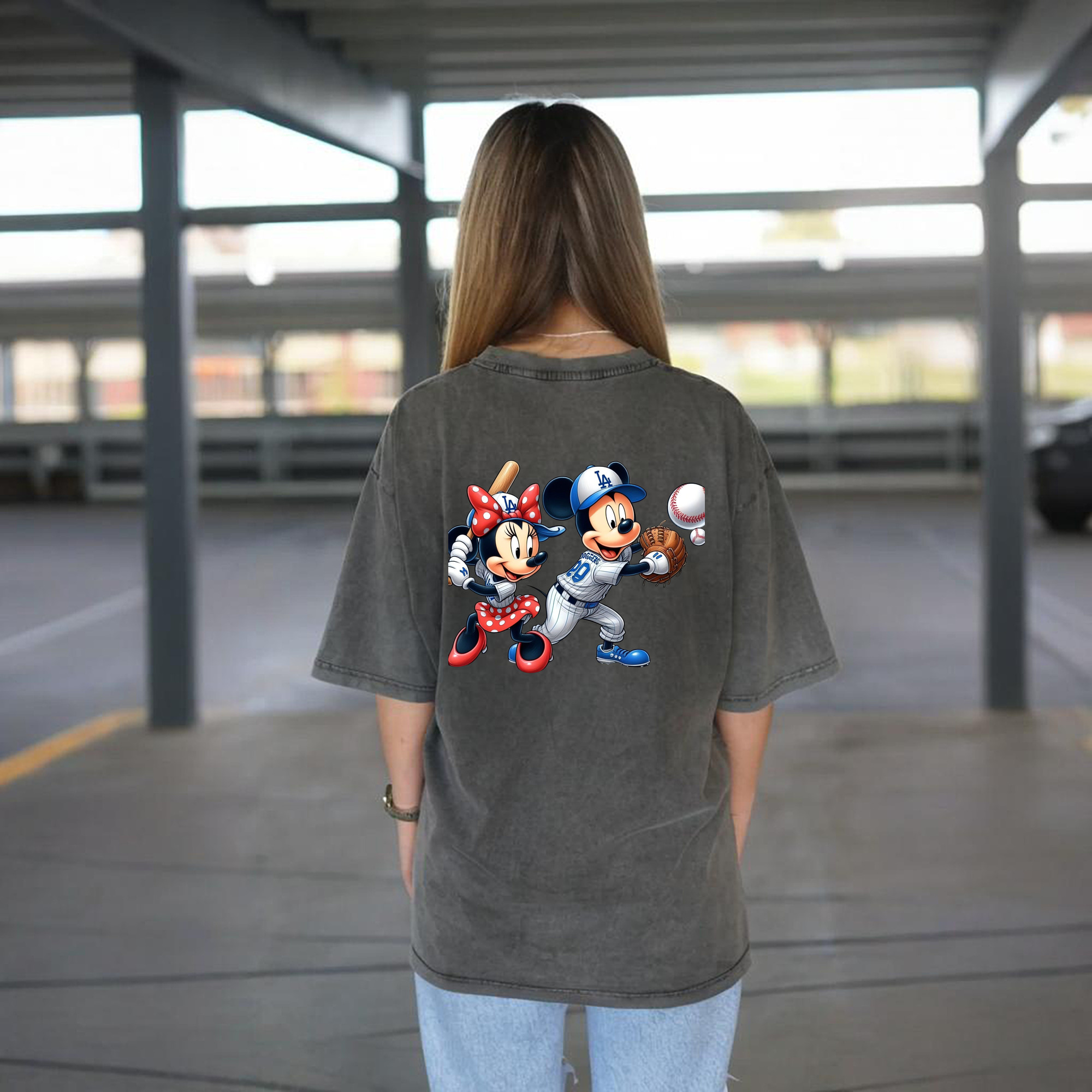  Washed Vintage 230g Cotton Oversized T-Shirt With Back Heat Transfer Print – Soft, Lightweight & Stylish – Comfortable Casual Wear For Sports & Everyday Use