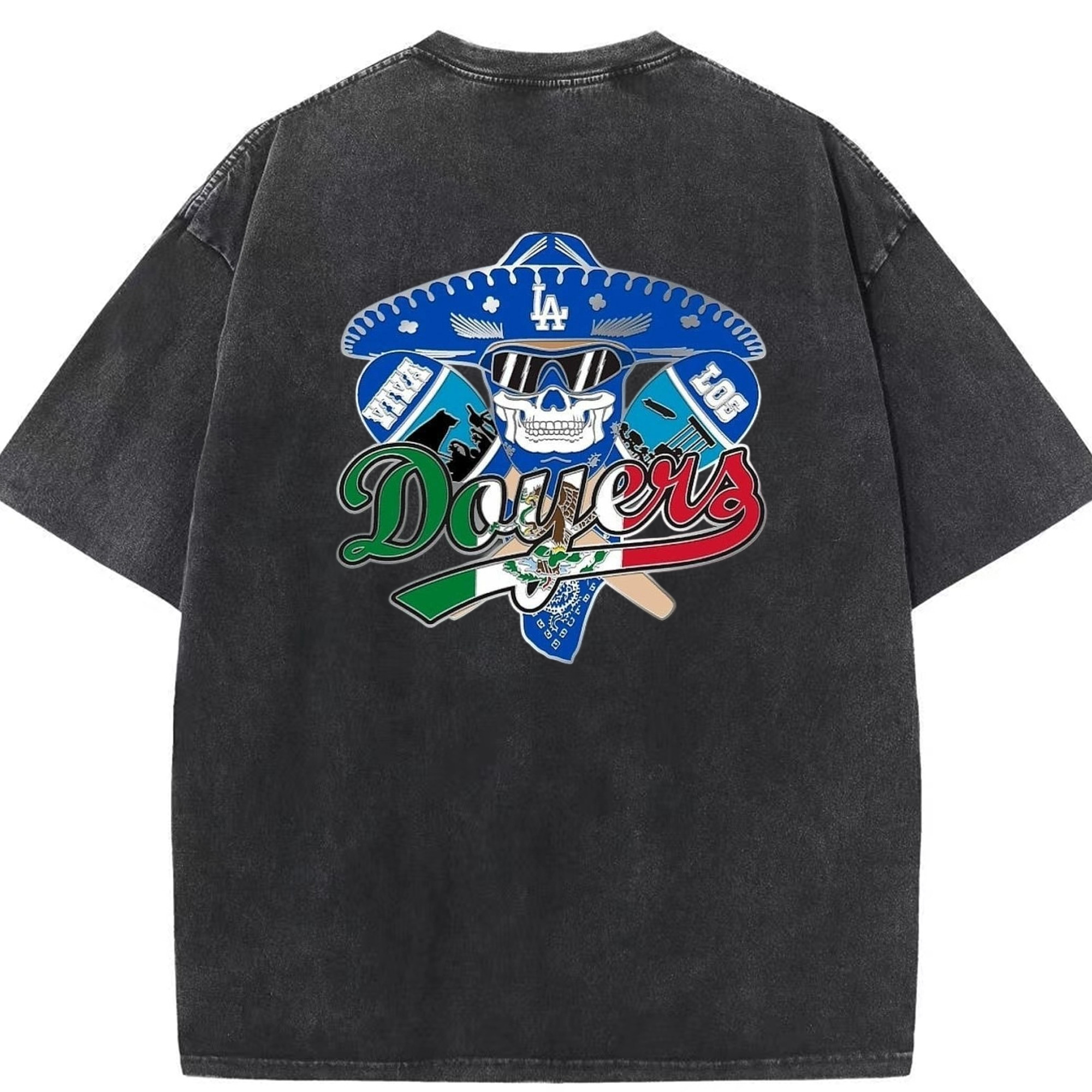  Washed Vintage 230g Cotton Oversized T-Shirt With Back Heat Transfer Print – Soft, Lightweight & Stylish – Comfortable Casual Wear For Sports & Everyday Use