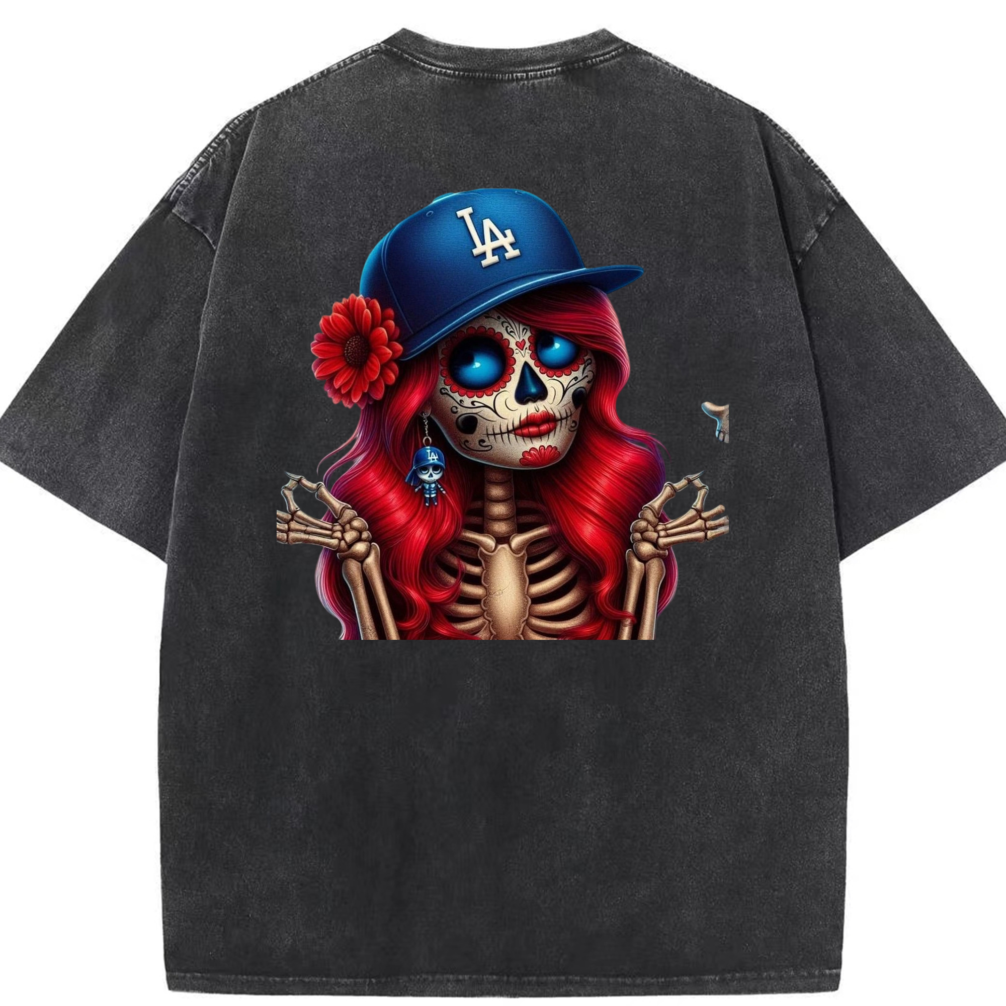  Washed Vintage 230g Cotton Oversized T-Shirt With Back Heat Transfer Print – Soft, Lightweight & Stylish – Comfortable Casual Wear For Sports & Everyday Use