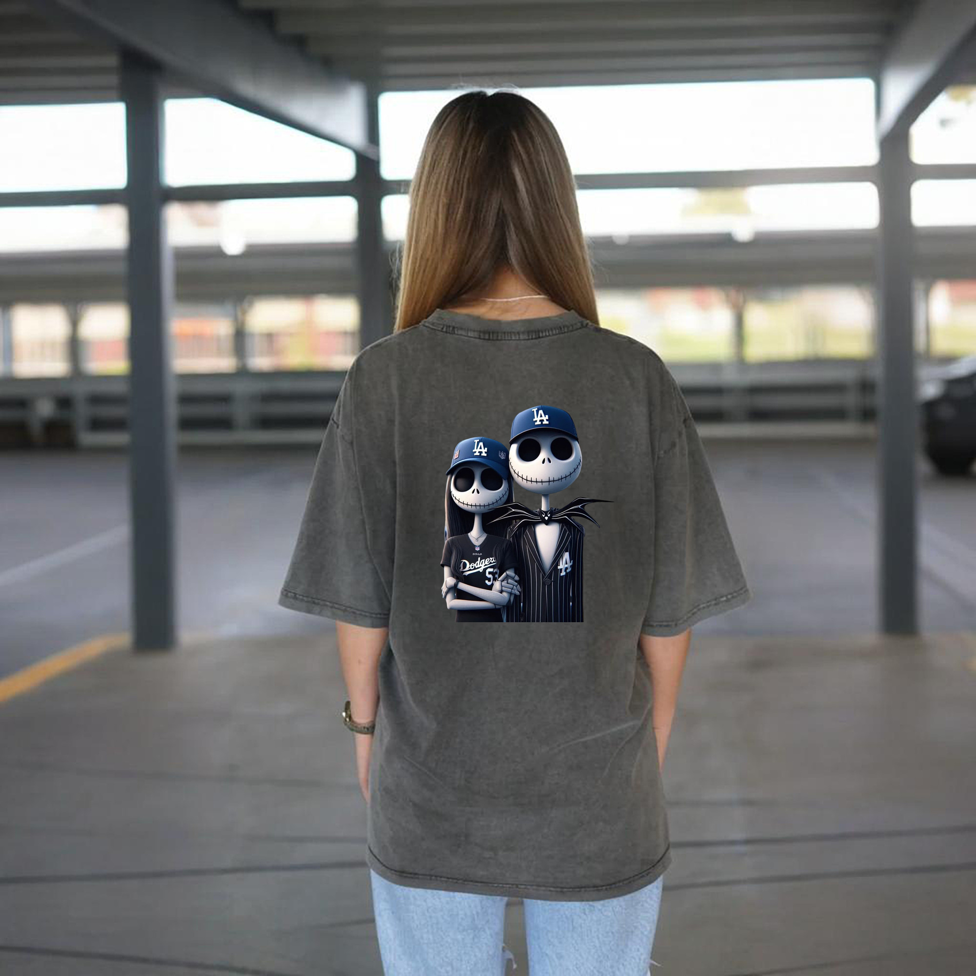  Washed Vintage 230g Cotton Oversized T-Shirt With Back Heat Transfer Print – Soft, Lightweight & Stylish – Comfortable Casual Wear For Sports & Everyday Use