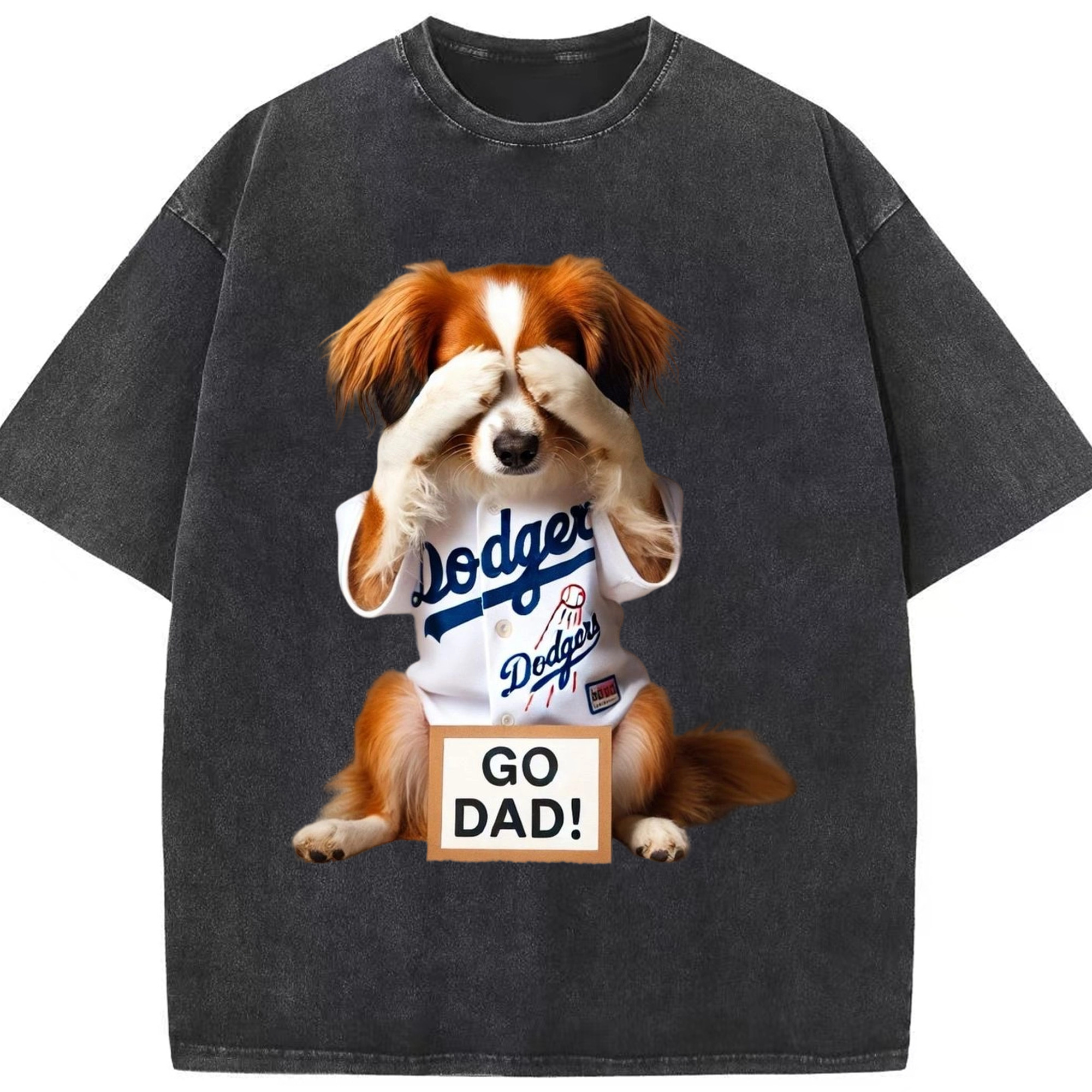  Washed Vintage Look 230g Cotton Oversized T-Shirt With Front Heat Transfer Print – Soft, Lightweight, Stylish Fit – Comfortable Casual Wear For Sports & Everyday Use