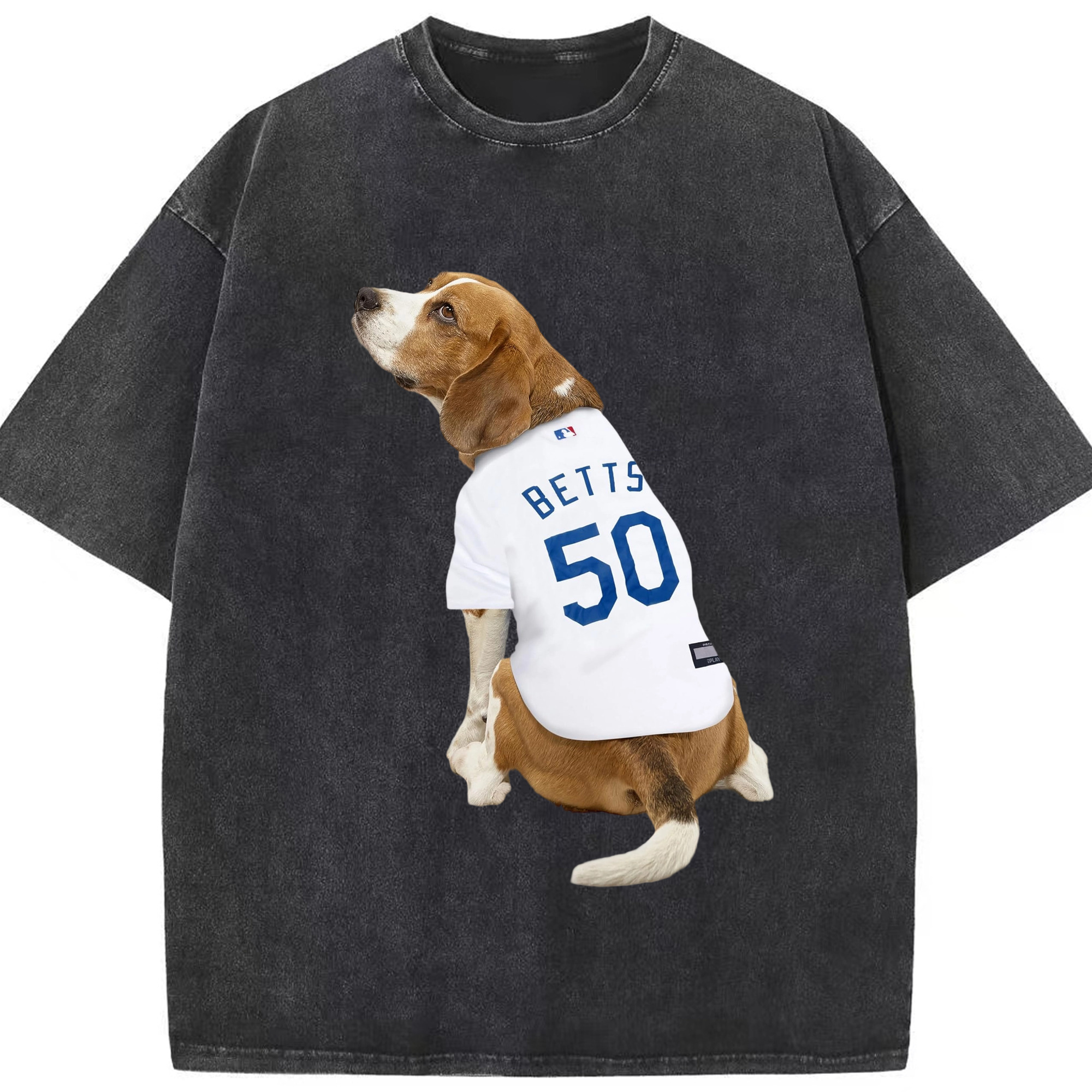  Washed Vintage Look 230g Cotton Oversized T-Shirt With Front Heat Transfer Print – Soft, Lightweight, Stylish Fit – Comfortable Casual Wear For Sports & Everyday Use