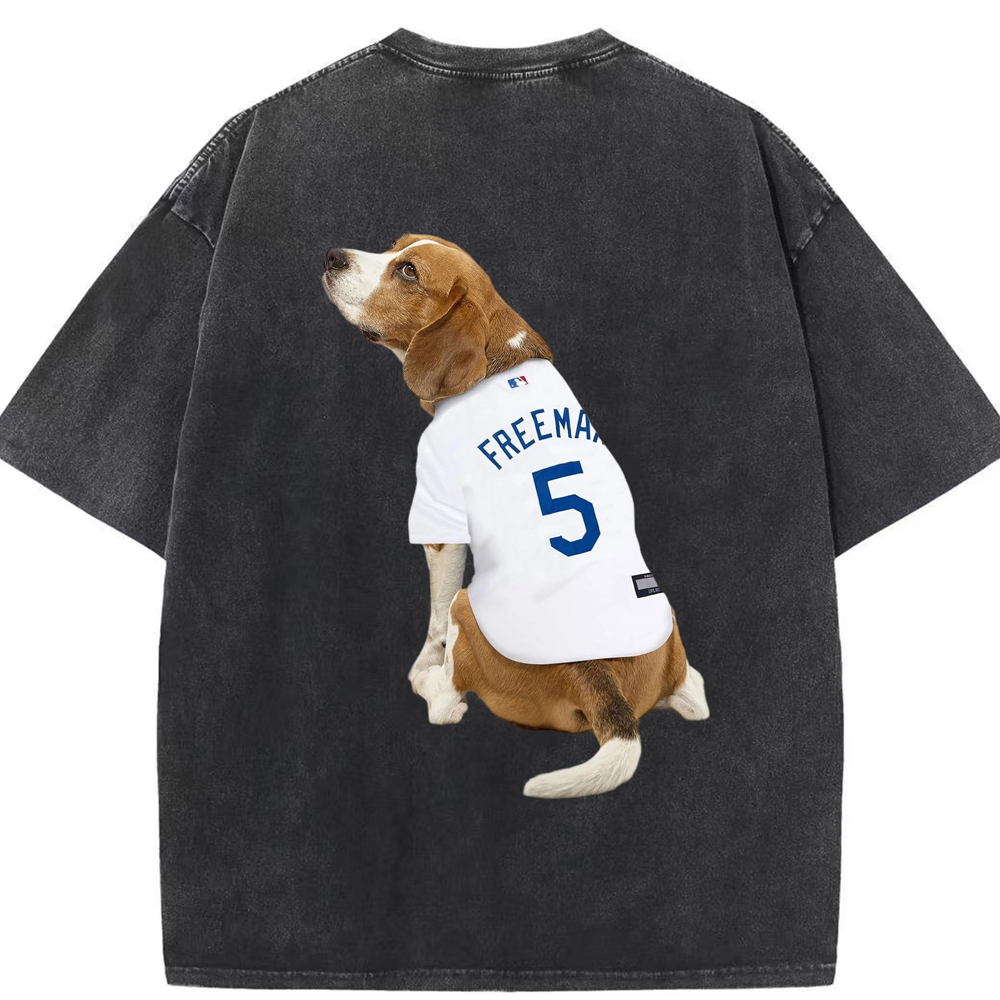  Washed Vintage 230g Cotton Oversized T-Shirt With Back Heat Transfer Print – Soft, Lightweight & Stylish – Comfortable Casual Wear For Sports & Everyday Use