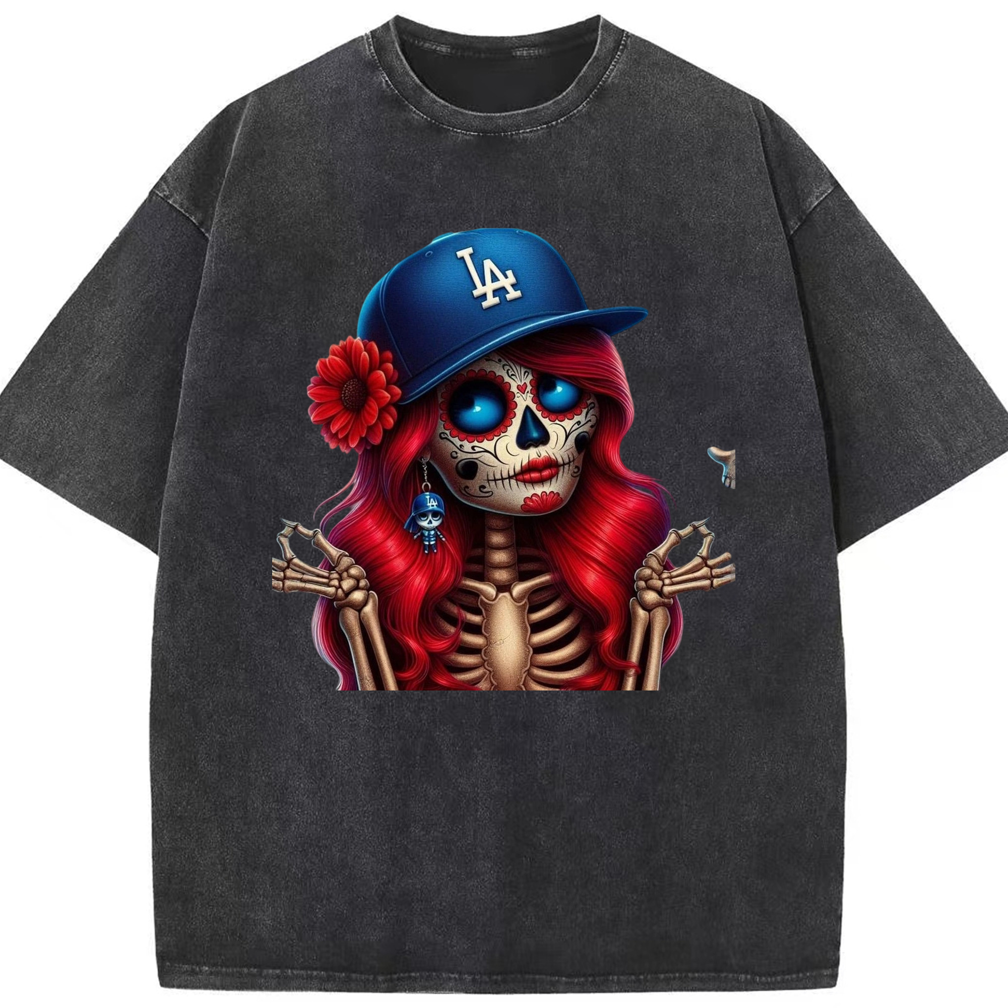  Washed Vintage Look 230g Cotton Oversized T-Shirt With Front Heat Transfer Print – Soft, Lightweight, Stylish Fit – Comfortable Casual Wear For Sports & Everyday Use