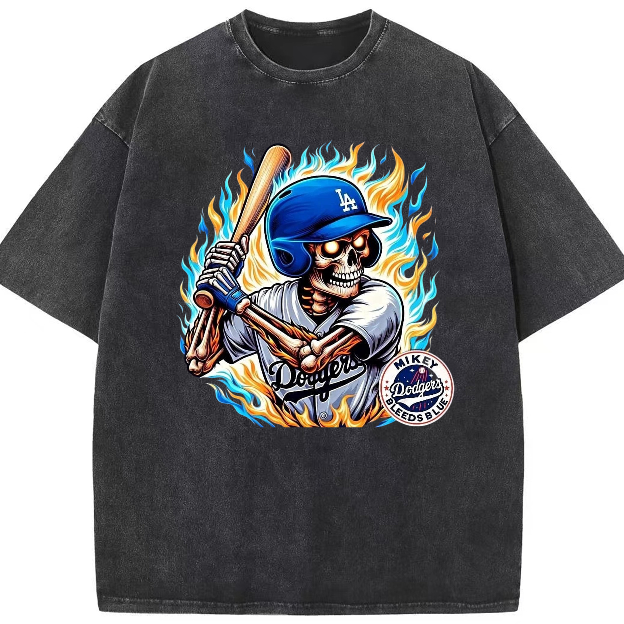  Washed Vintage Look 230g Cotton Oversized T-Shirt With Front Heat Transfer Print – Soft, Lightweight, Stylish Fit – Comfortable Casual Wear For Sports & Everyday Use