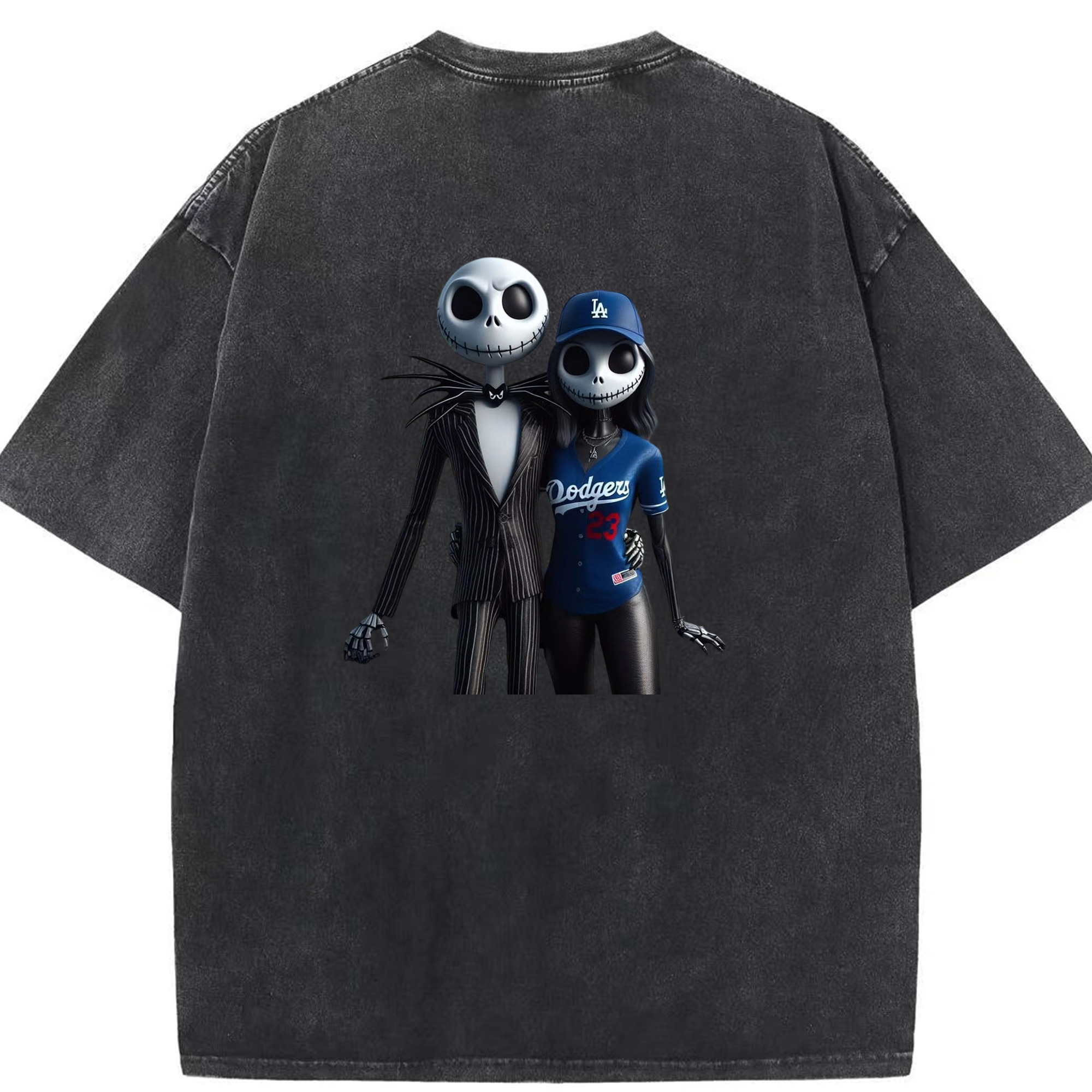  Washed Vintage 230g Cotton Oversized T-Shirt With Back Heat Transfer Print – Soft, Lightweight & Stylish – Comfortable Casual Wear For Sports & Everyday Use